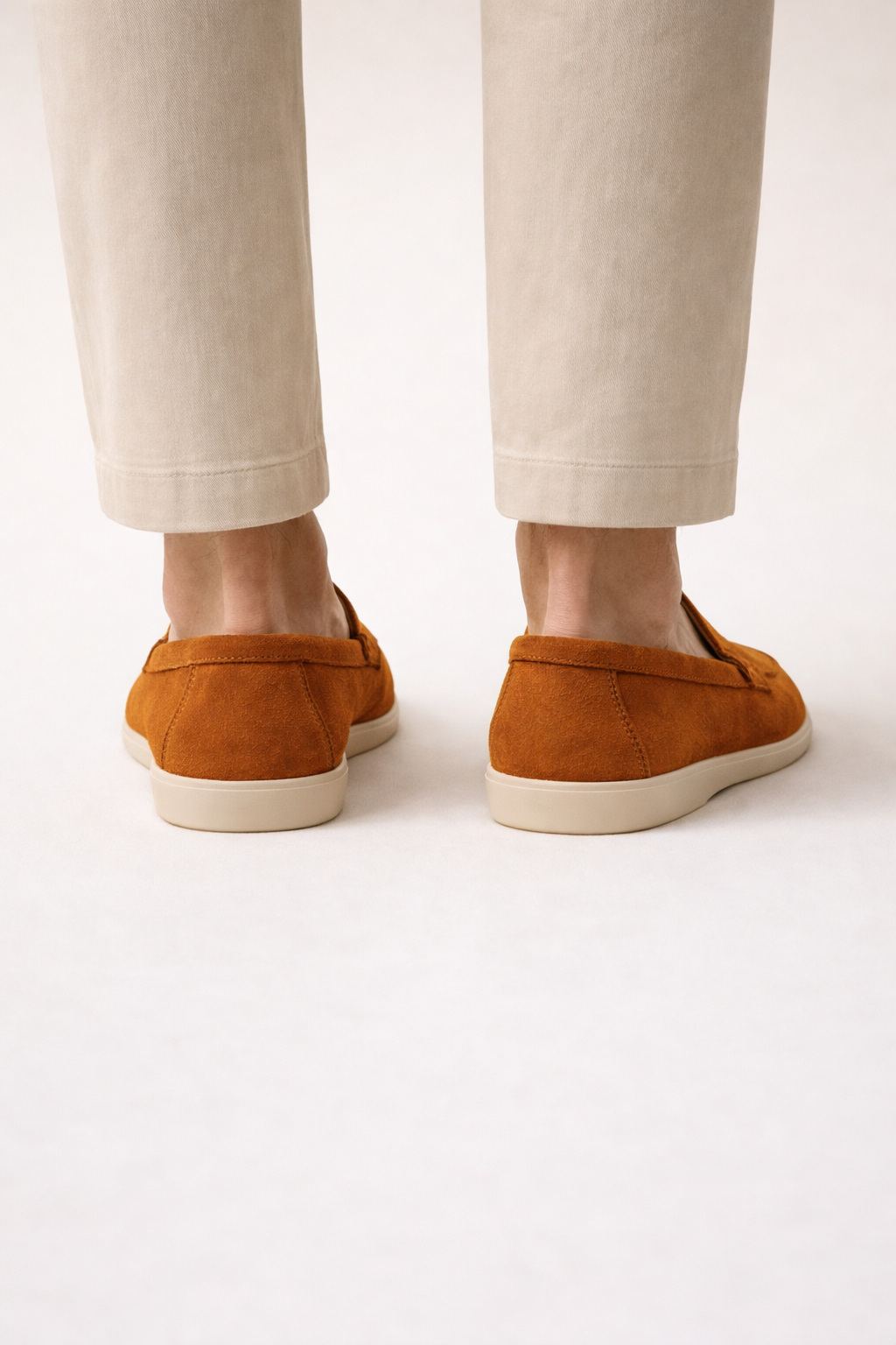 Velaro Suede Loafers Terracotta