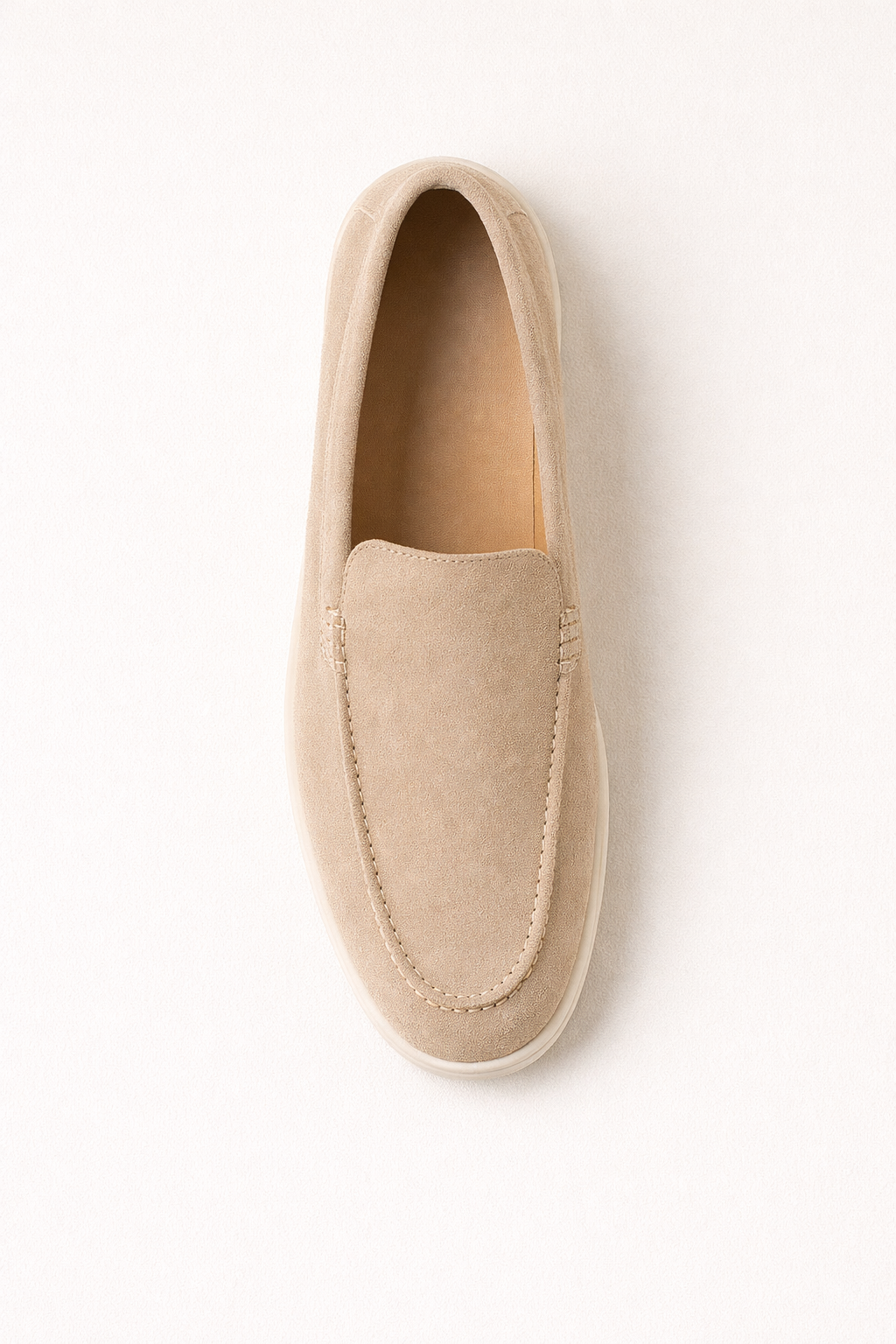Velaro Suede Loafers Beige