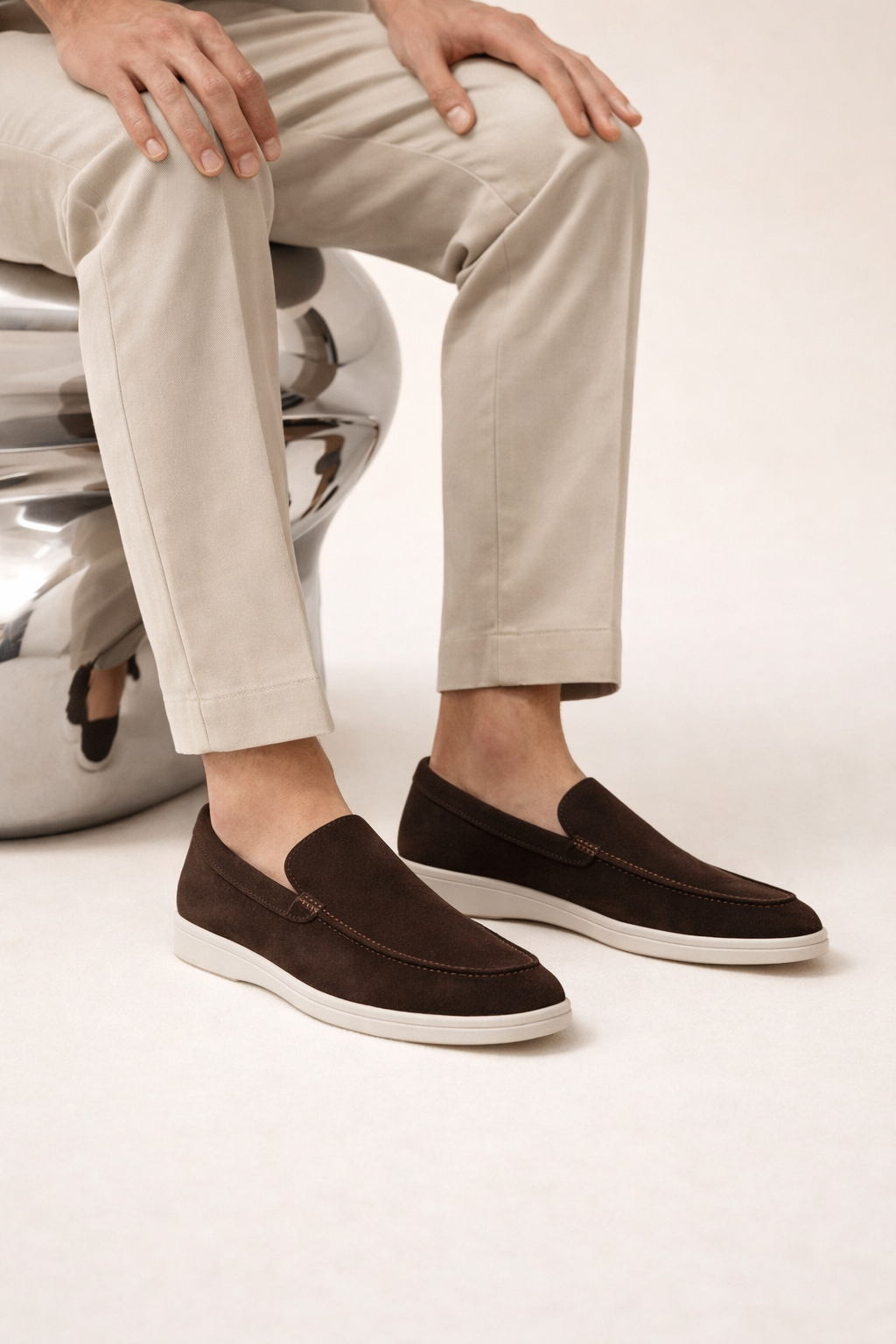 Velaro Suede Loafers Brown