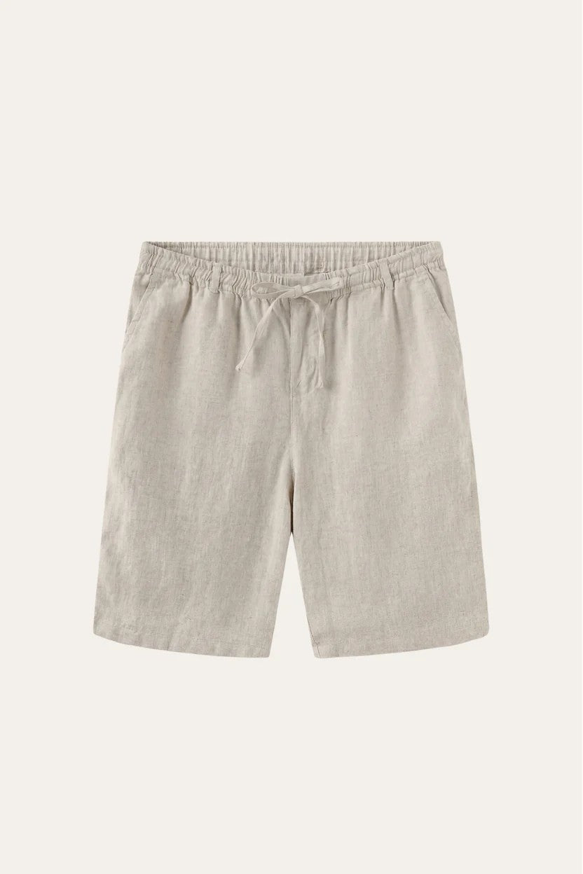 Rimini Linen Drawstring Shorts Beige