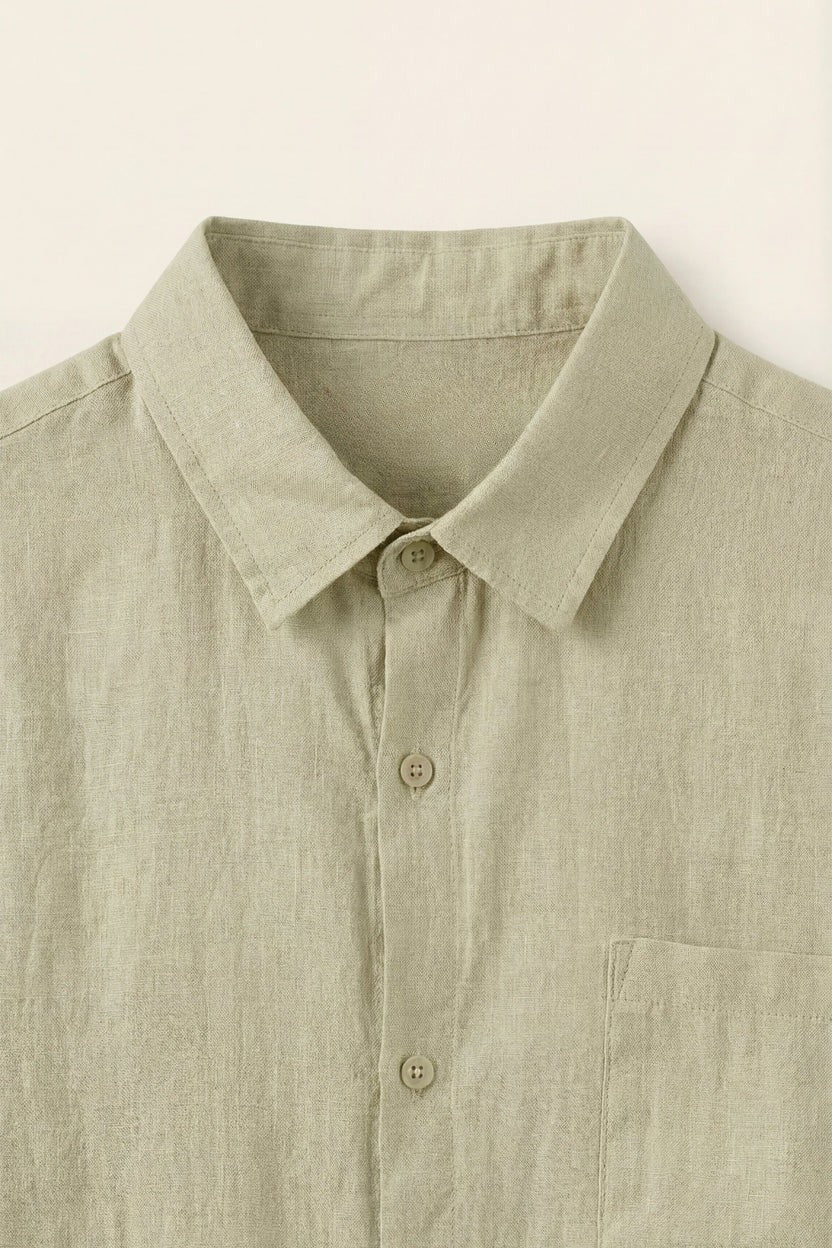 Torino Linen Shirt Mint Green
