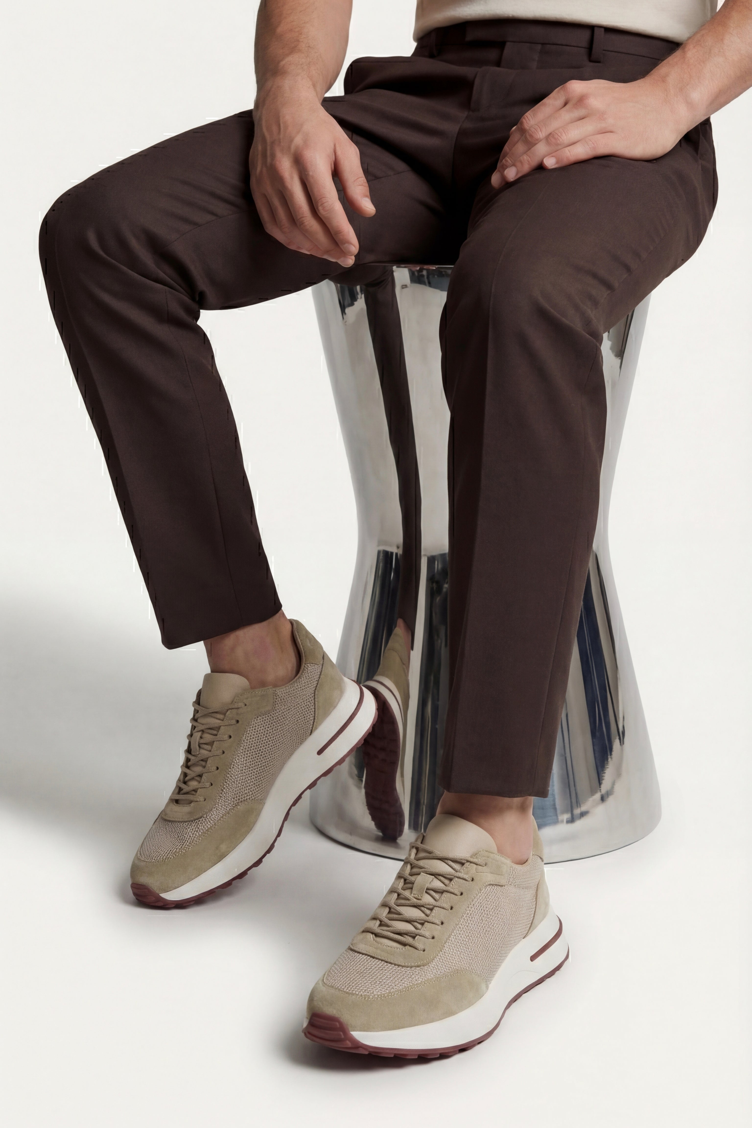 Rivaro Mesh Sneaker Light Khaki