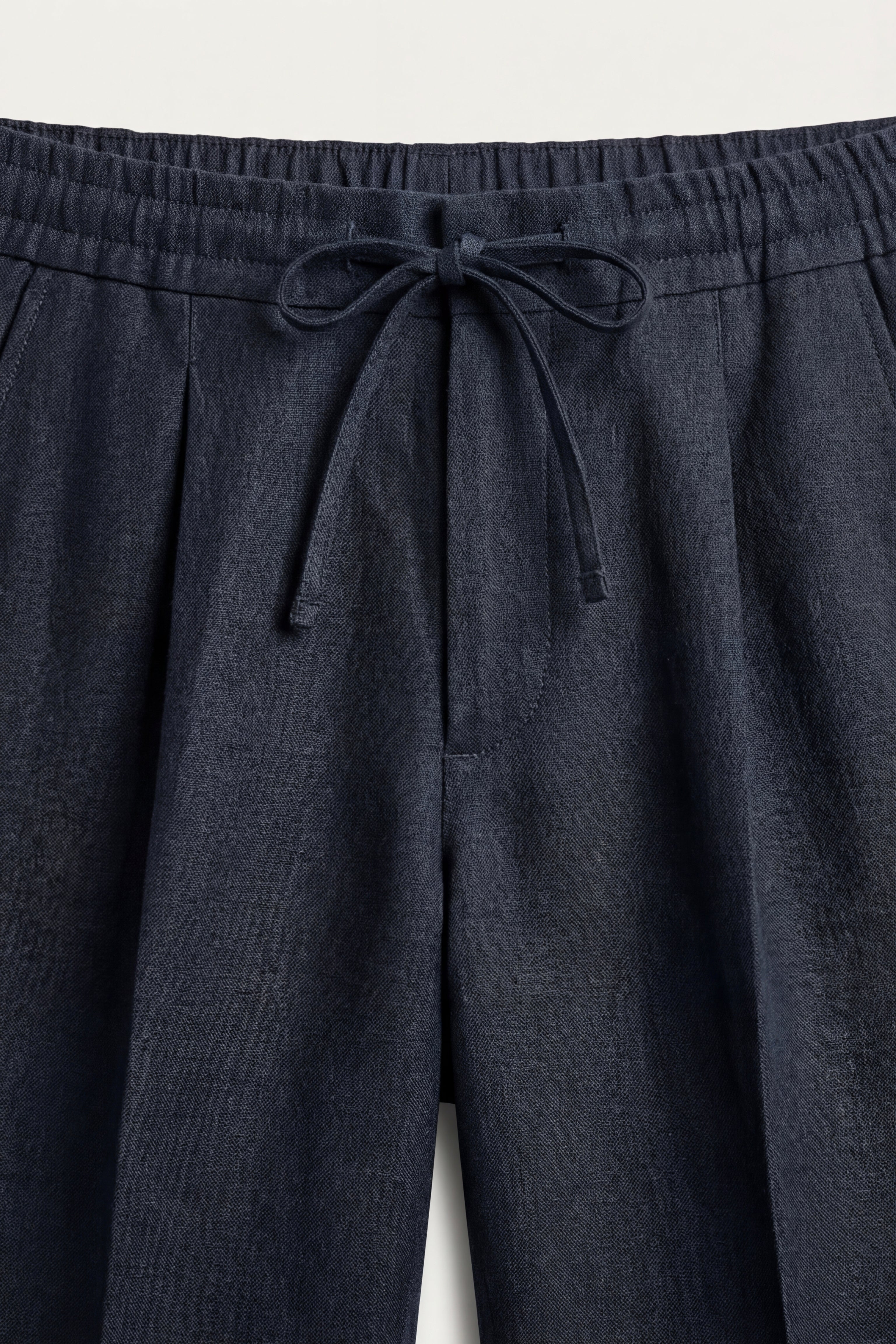 Valeno Drawstring Trousers Navy