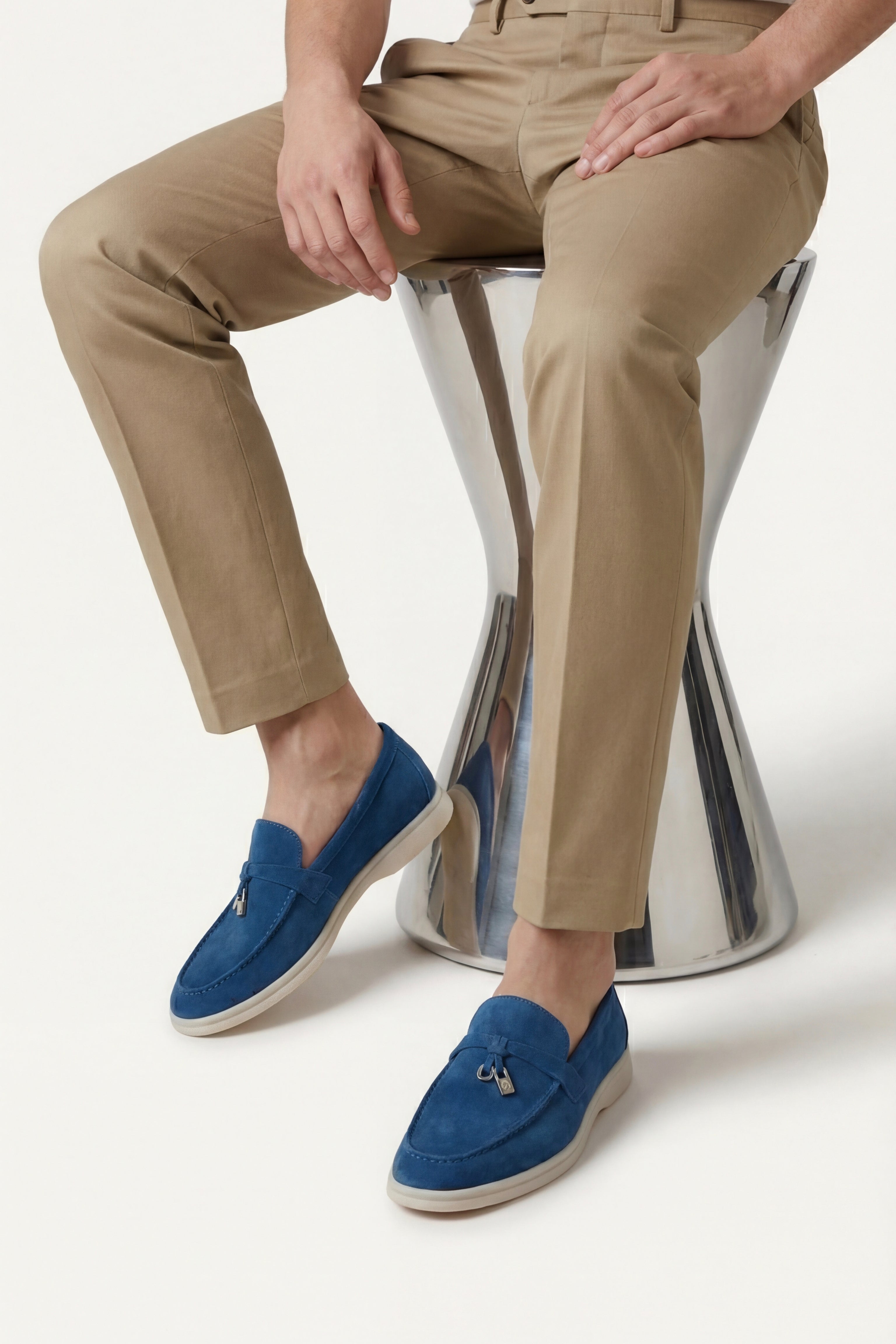 Velaro Buckle Loafer Royal Blue
