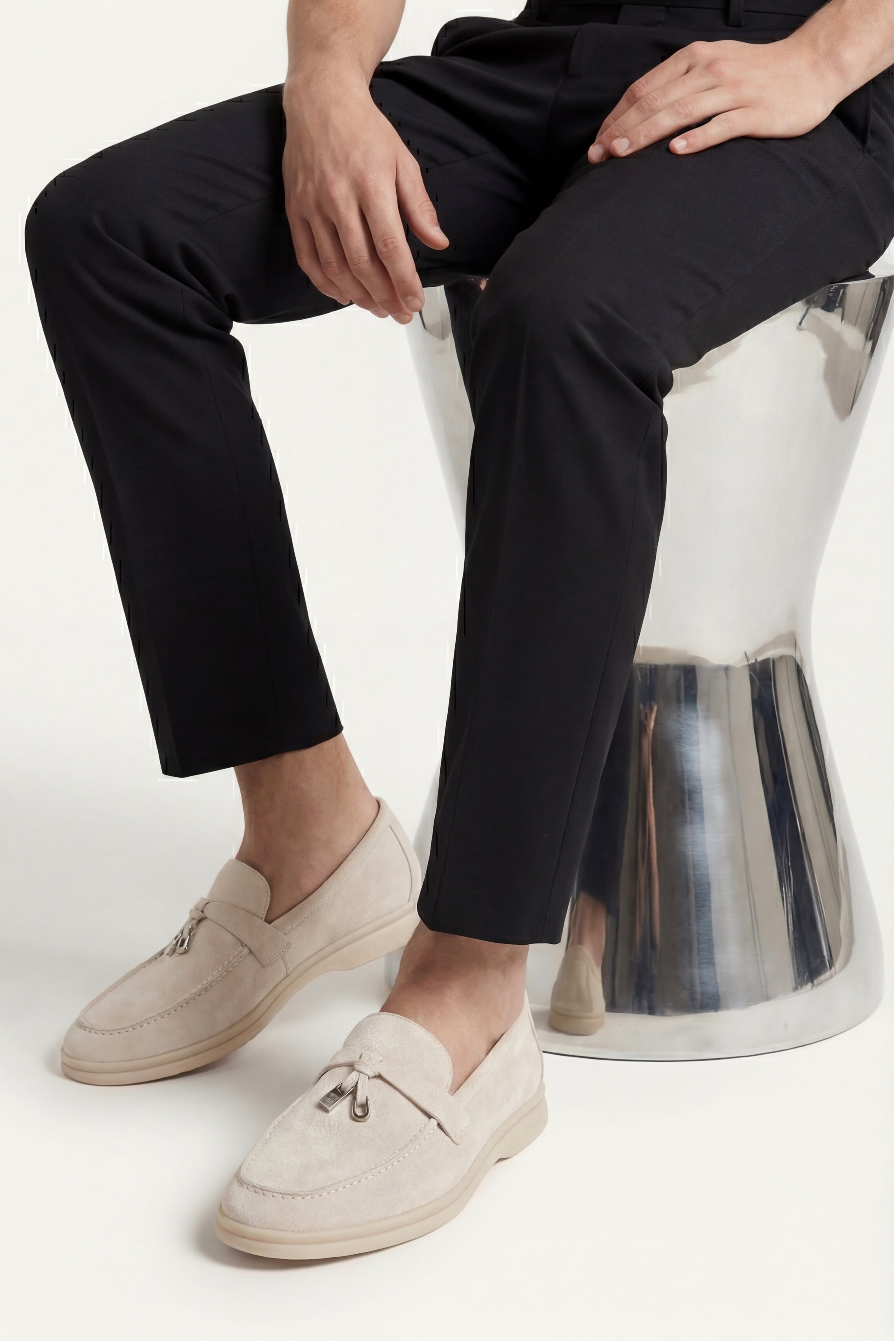 Velaro Buckle Loafer Cream