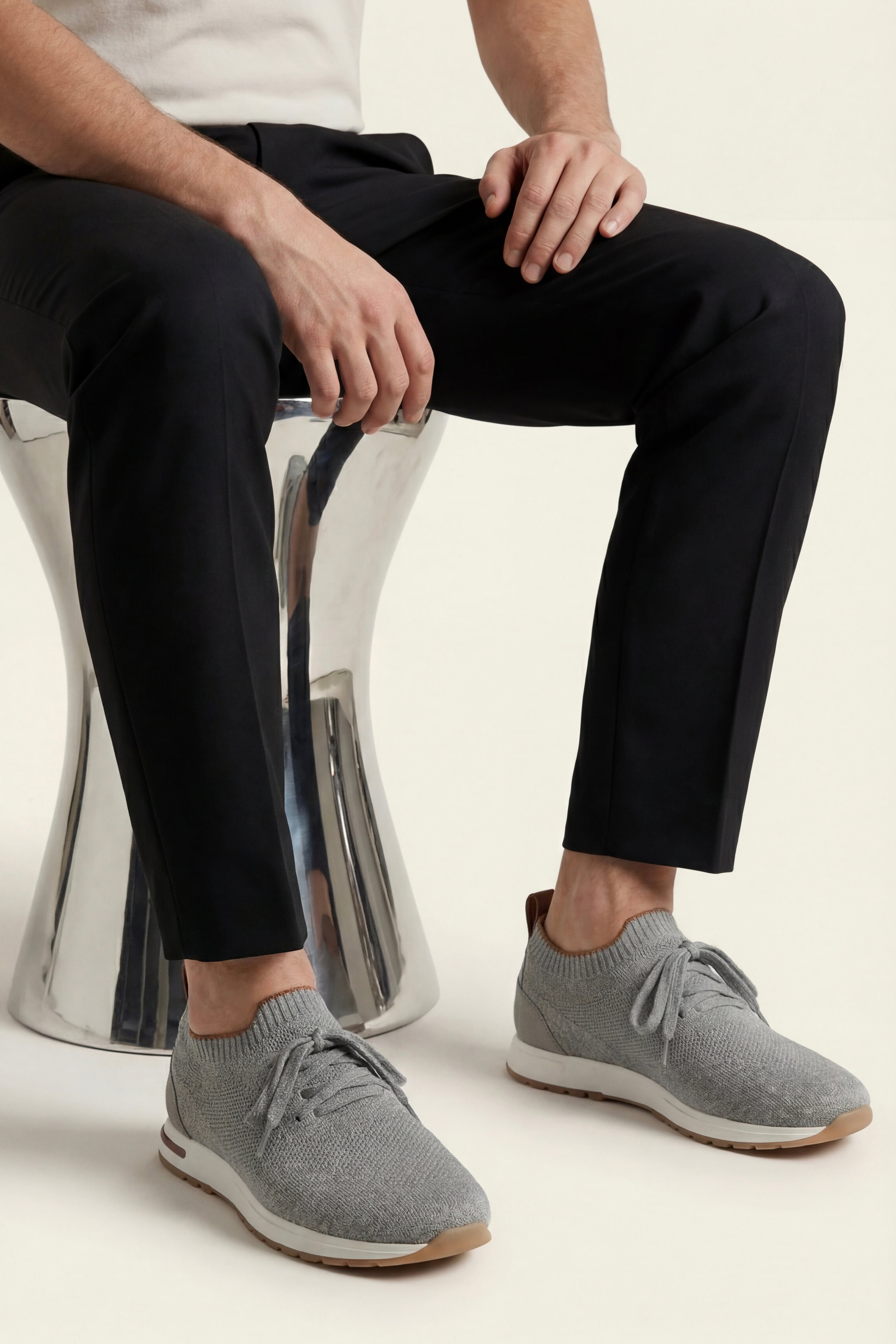 Solano Mesh Slip-On Light Grey