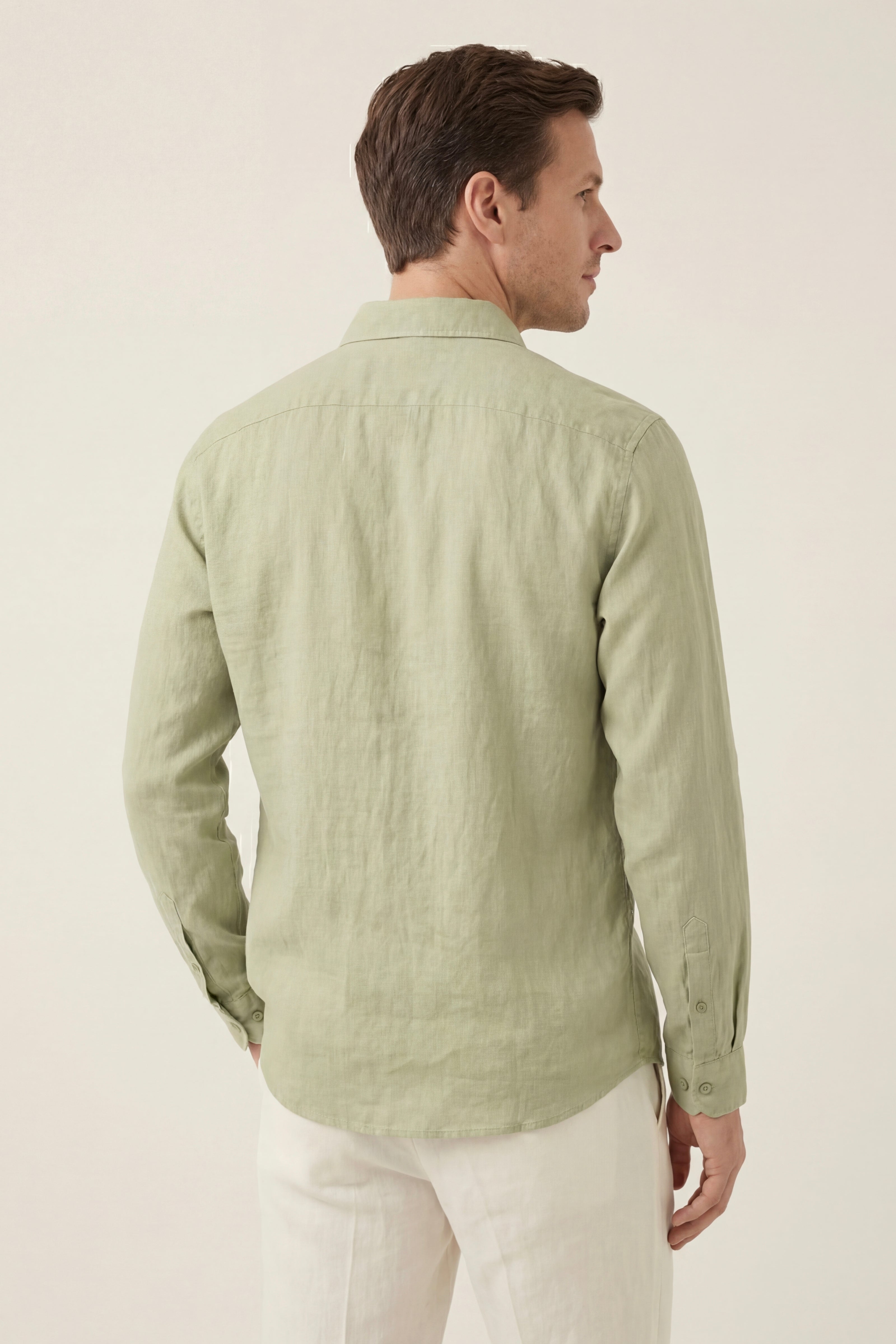 Torino Linen Shirt Mint Green