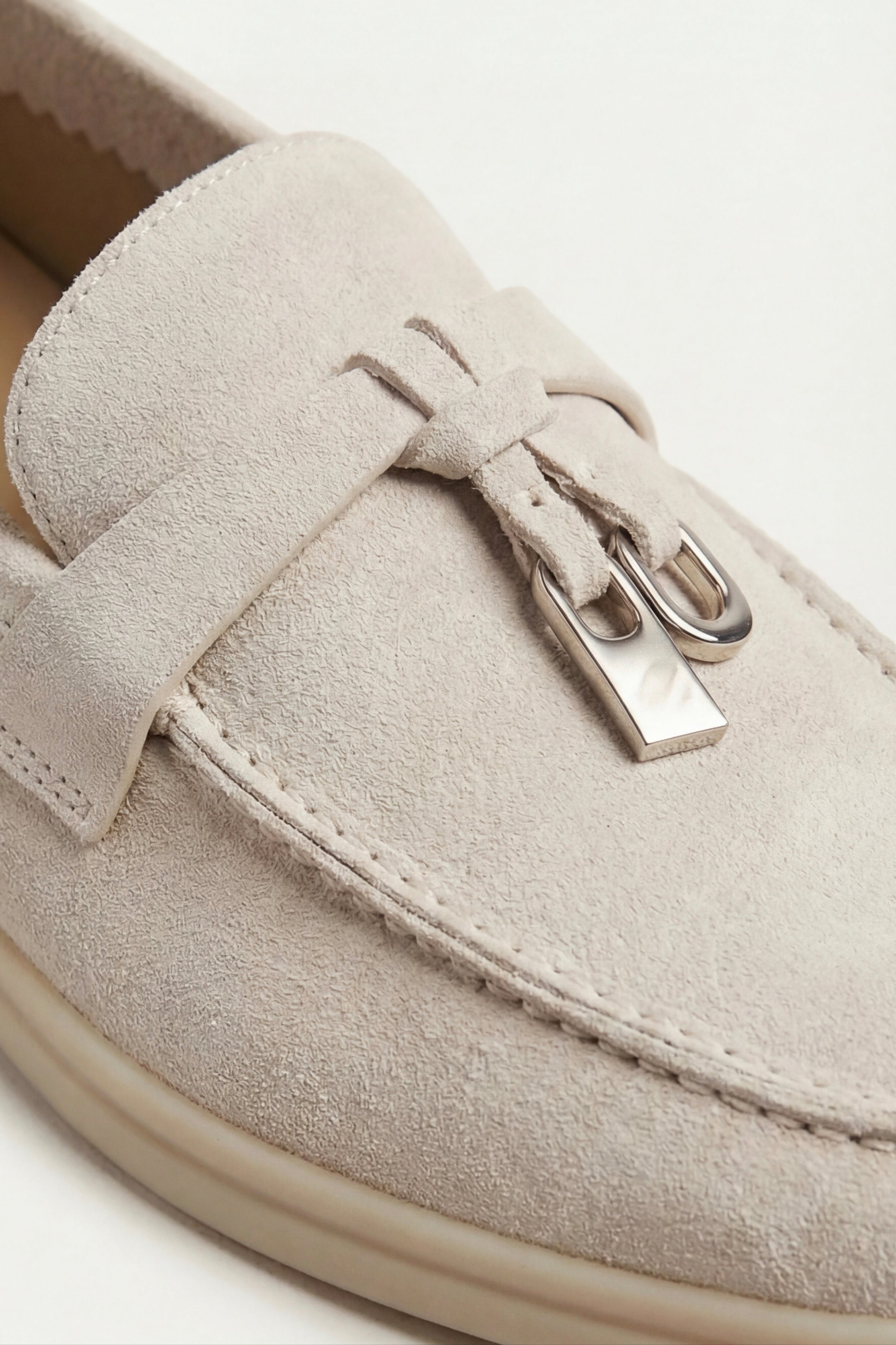 Velaro Buckle Loafer Cream