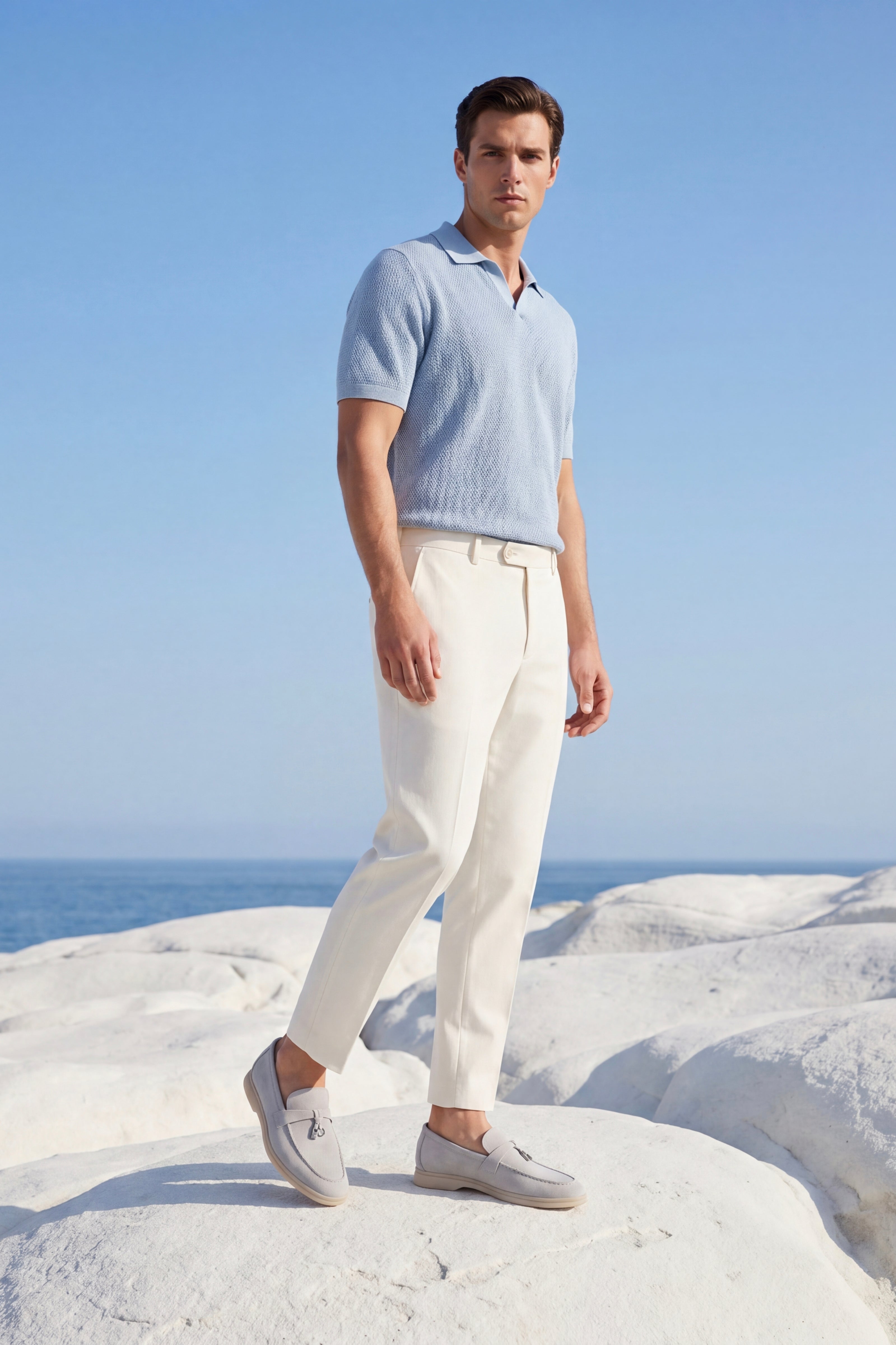 Velaro Buckle Loafer Ice Grey