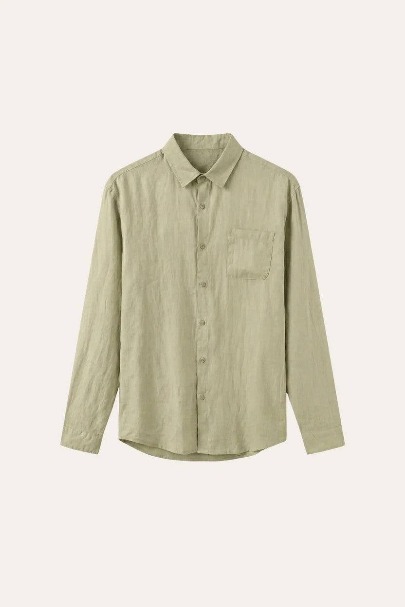 Torino Linen Shirt Mint Green