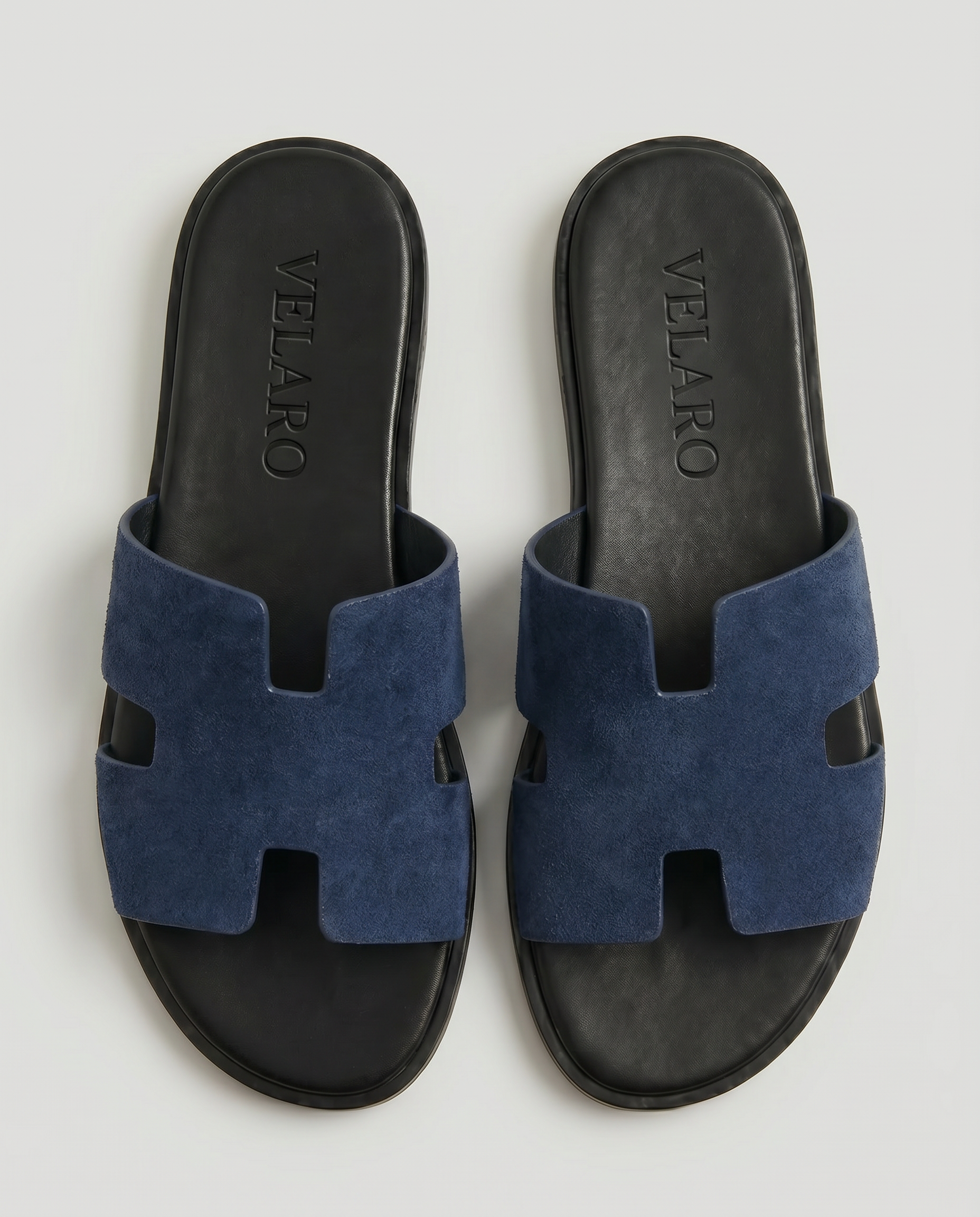 Matera Suede Sandal Navy