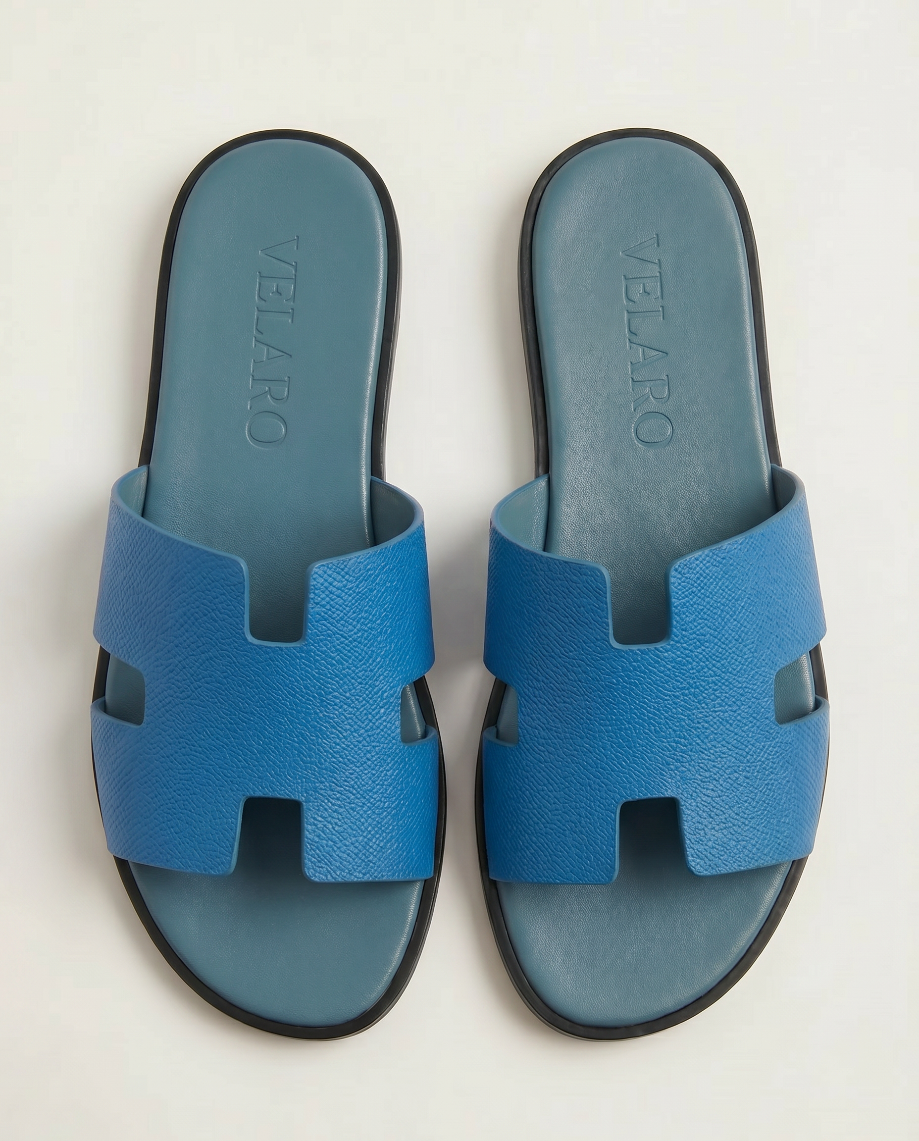 Arezzo Leather Sandal Ocean Blue