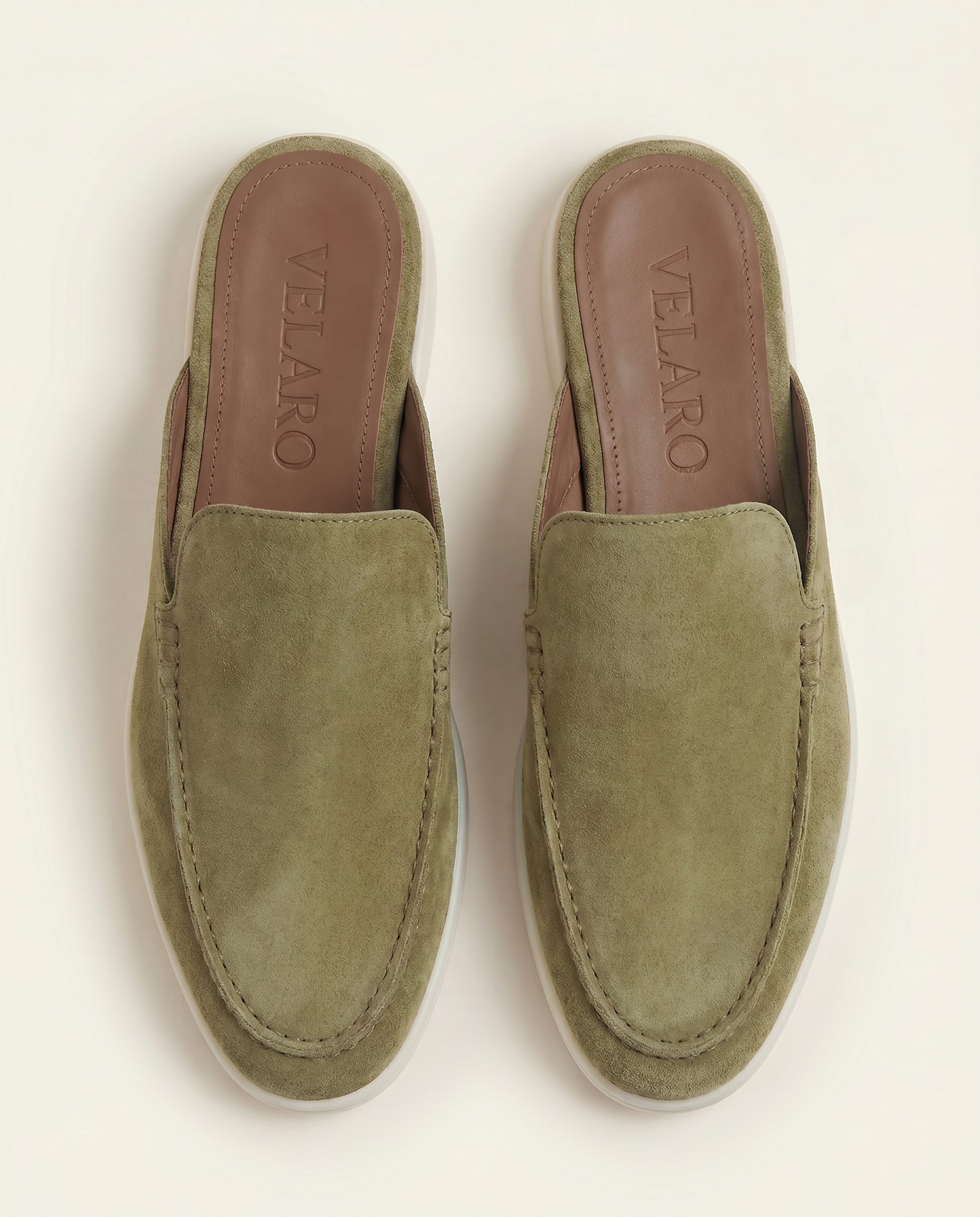 Yacht Suède Mule Olive