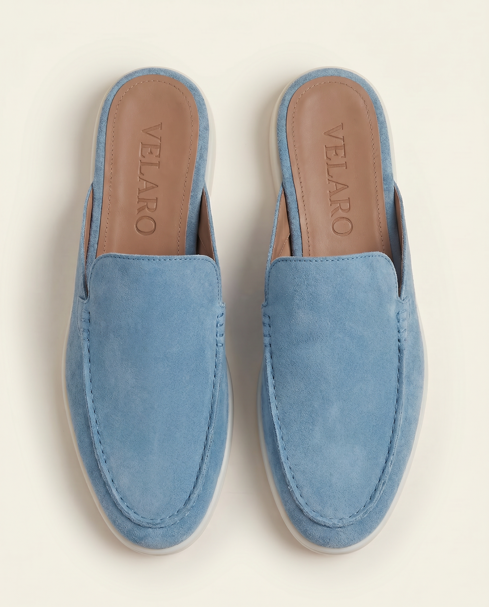 Yacht Suède Mule Light Blue