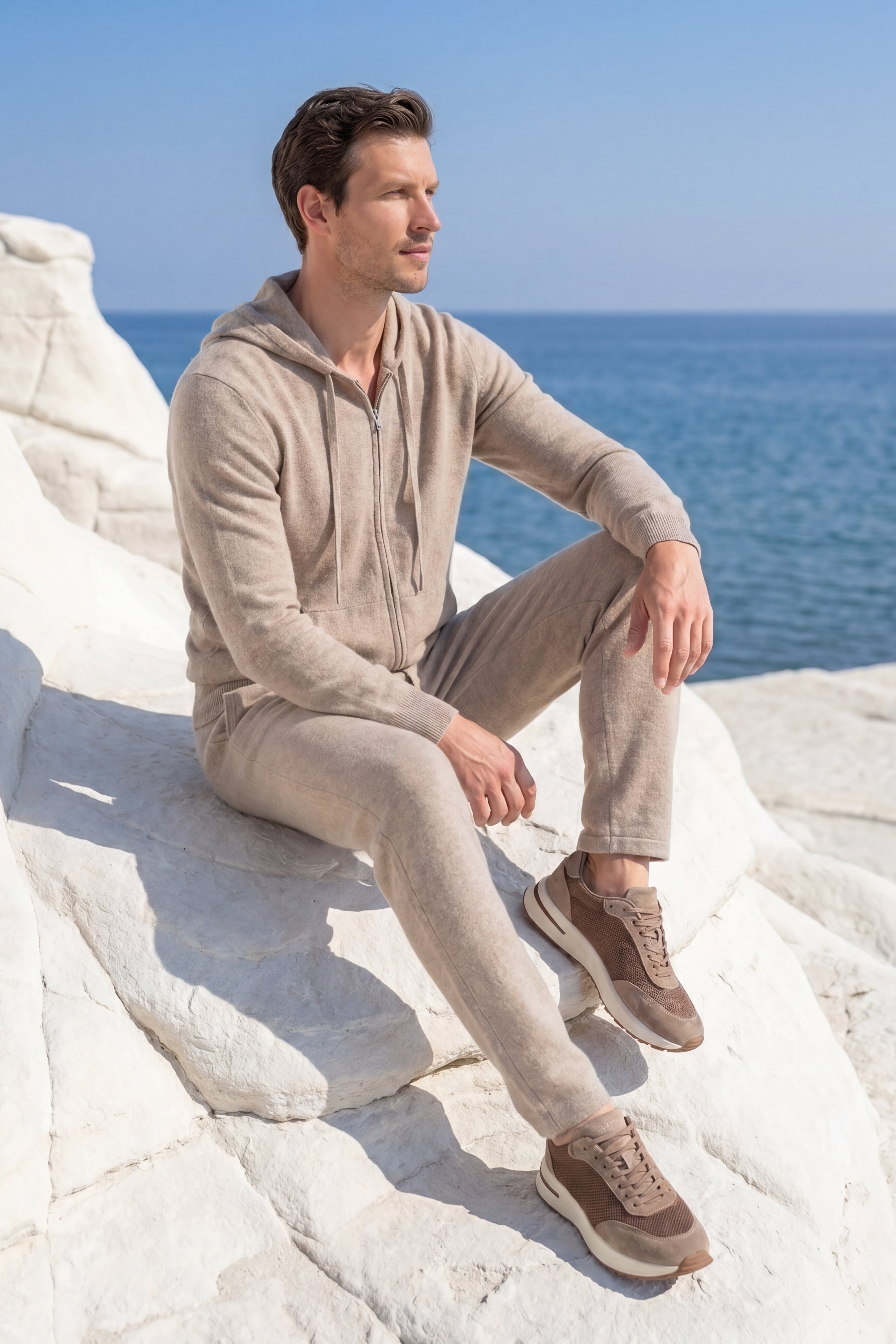 Rivaro Mesh Sneaker Dark Brown