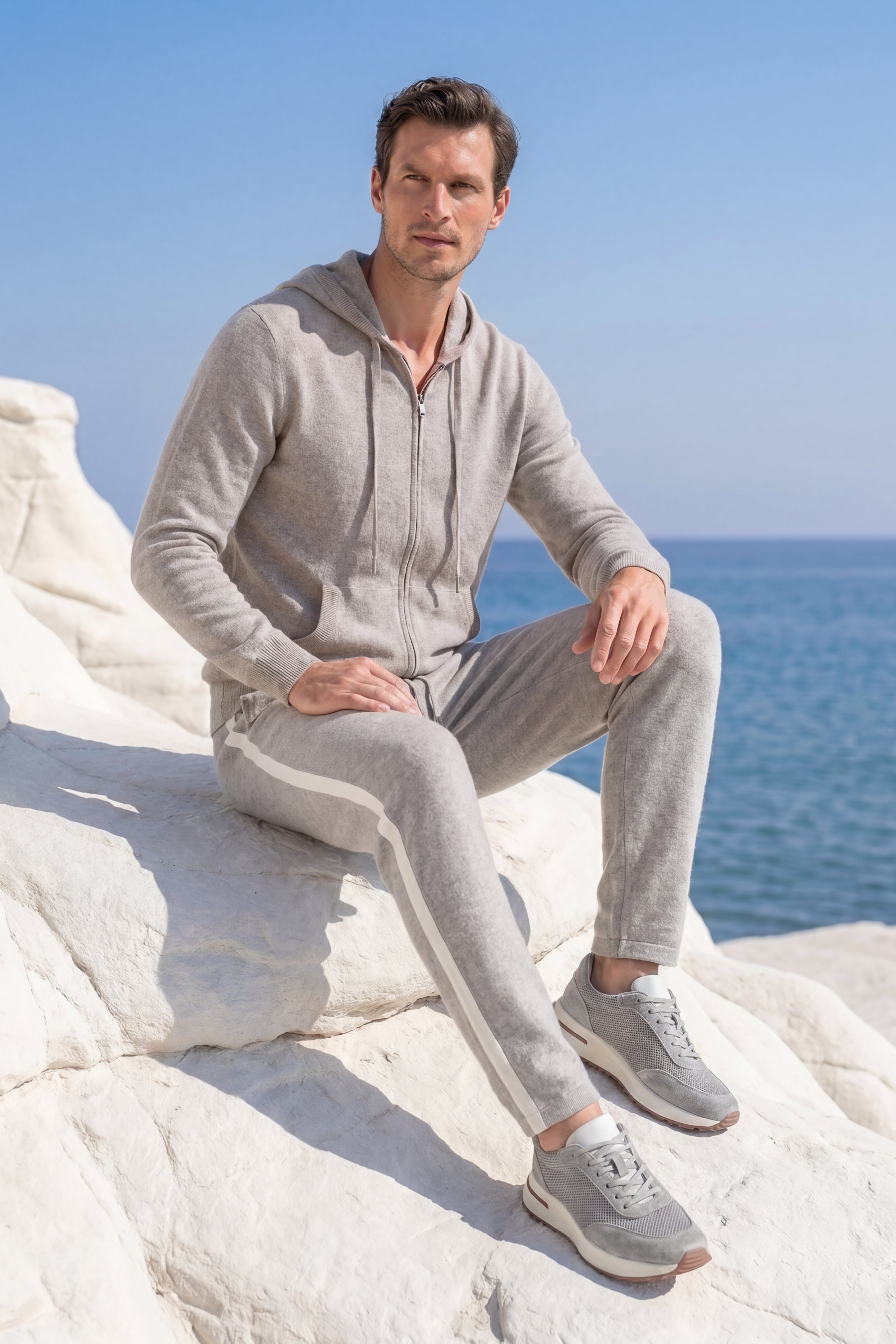 Rivaro Mesh Sneaker Light Grey