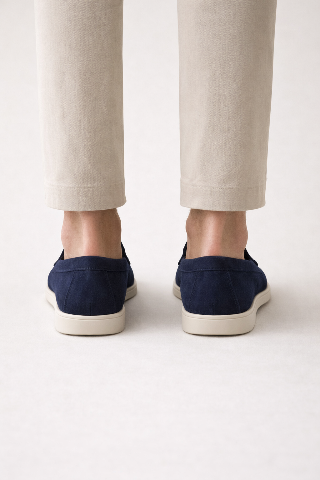 Velaro Suede Loafers Navy