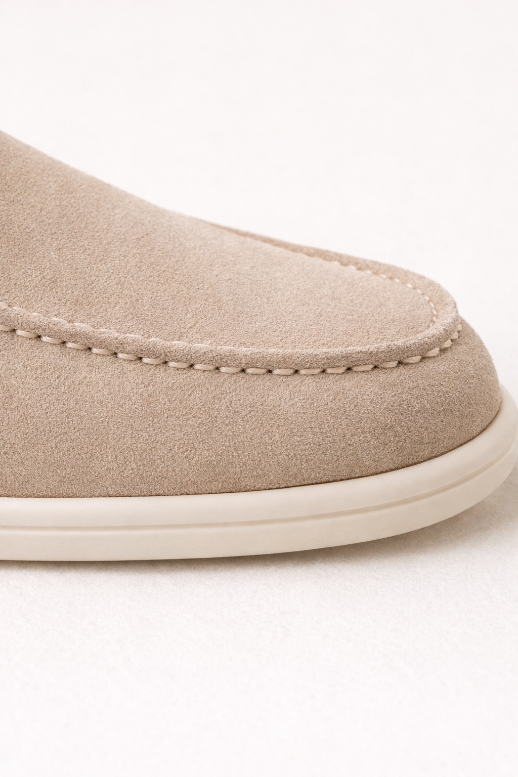 Velaro Suede Loafers Beige