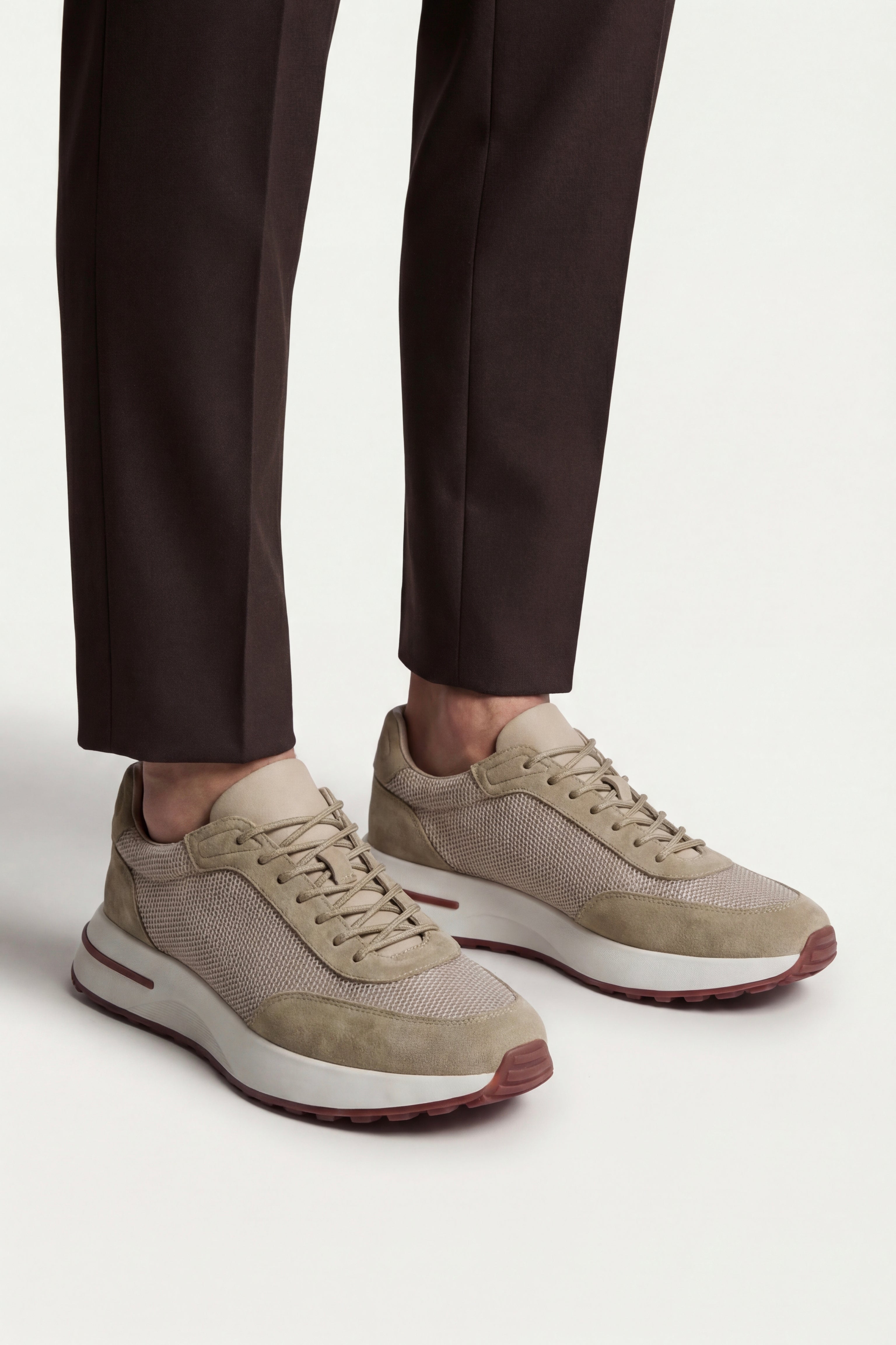 Rivaro Mesh Sneaker Light Khaki