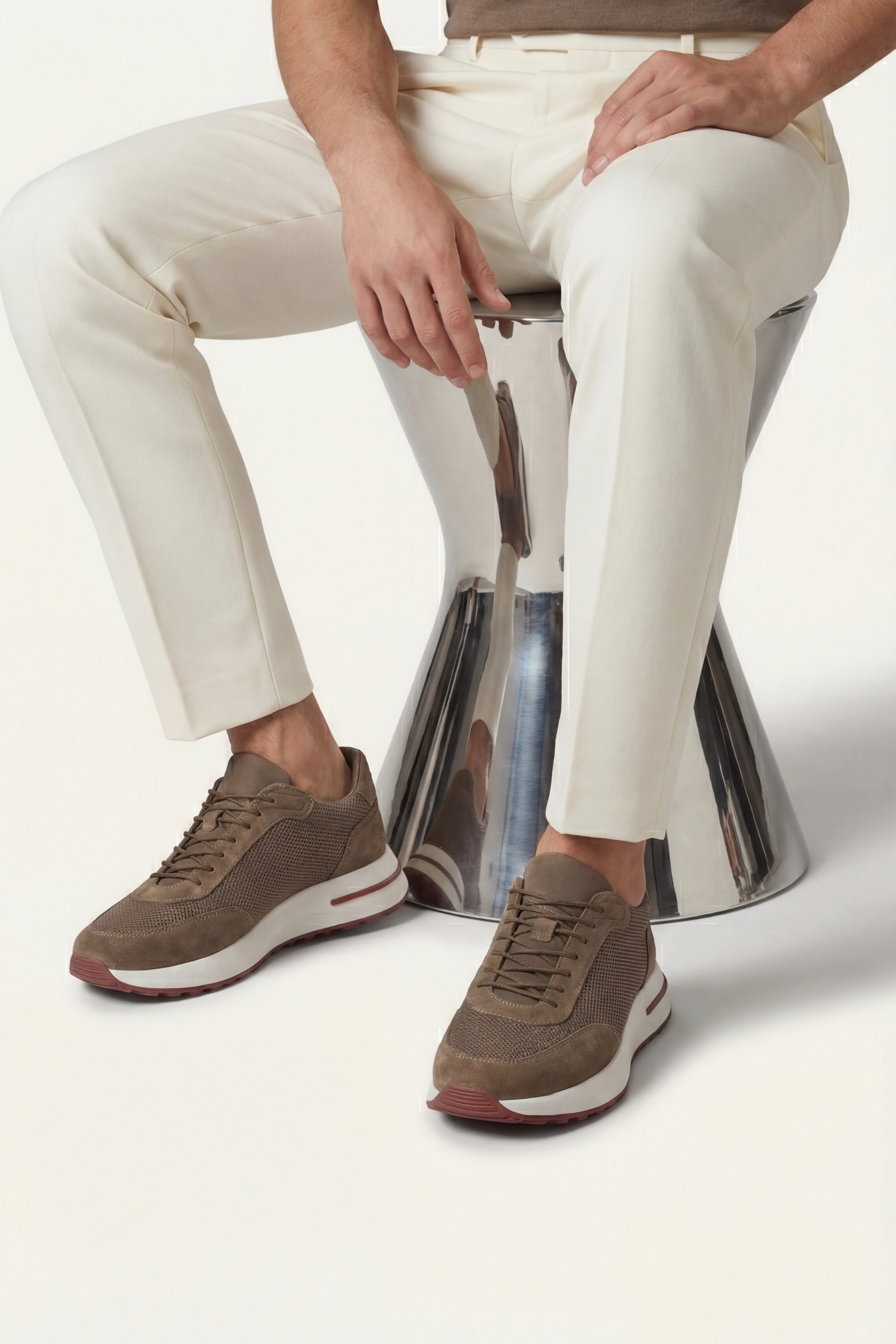 Rivaro Mesh Sneaker Coffee