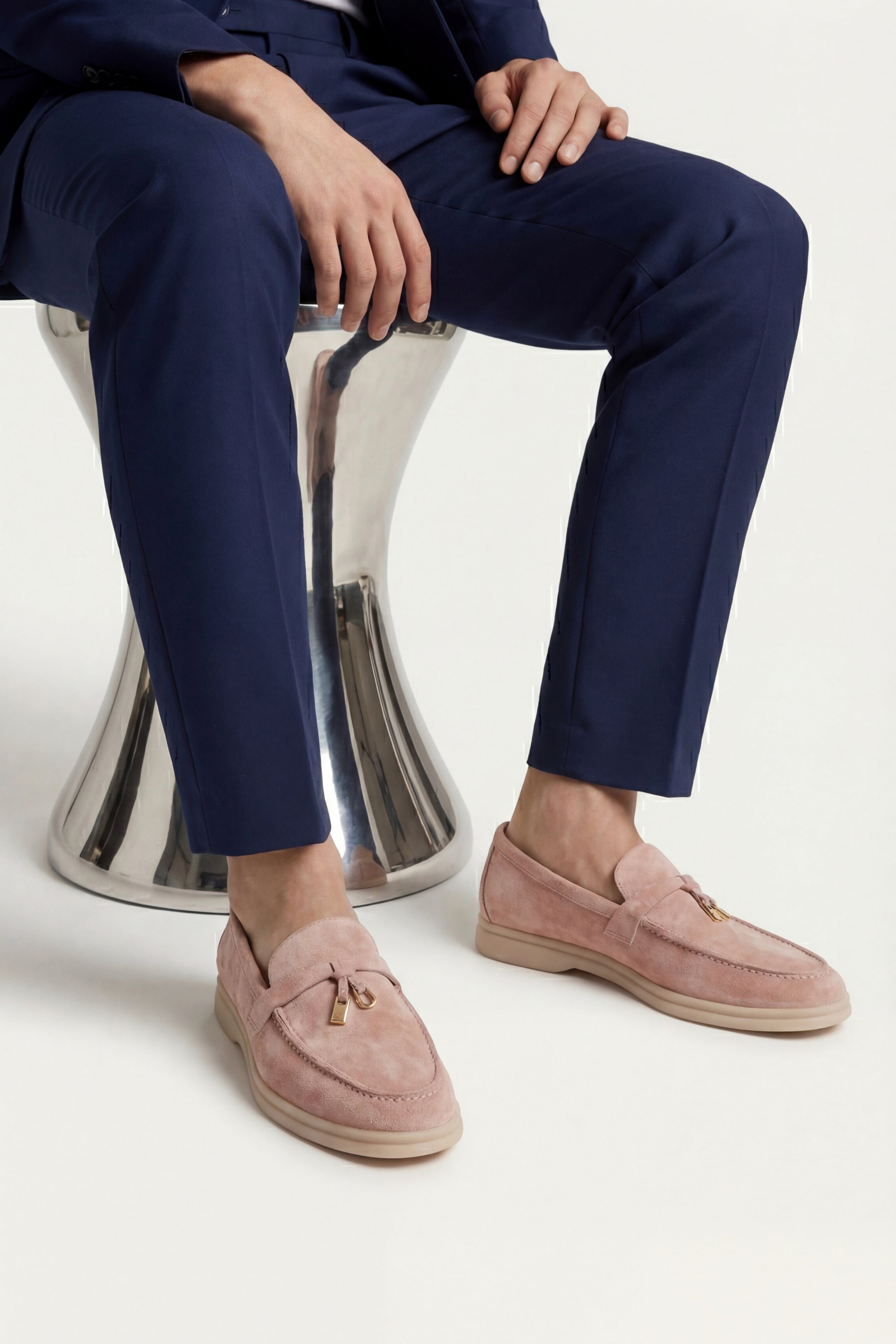 Velaro Buckle Loafer Blush Rose
