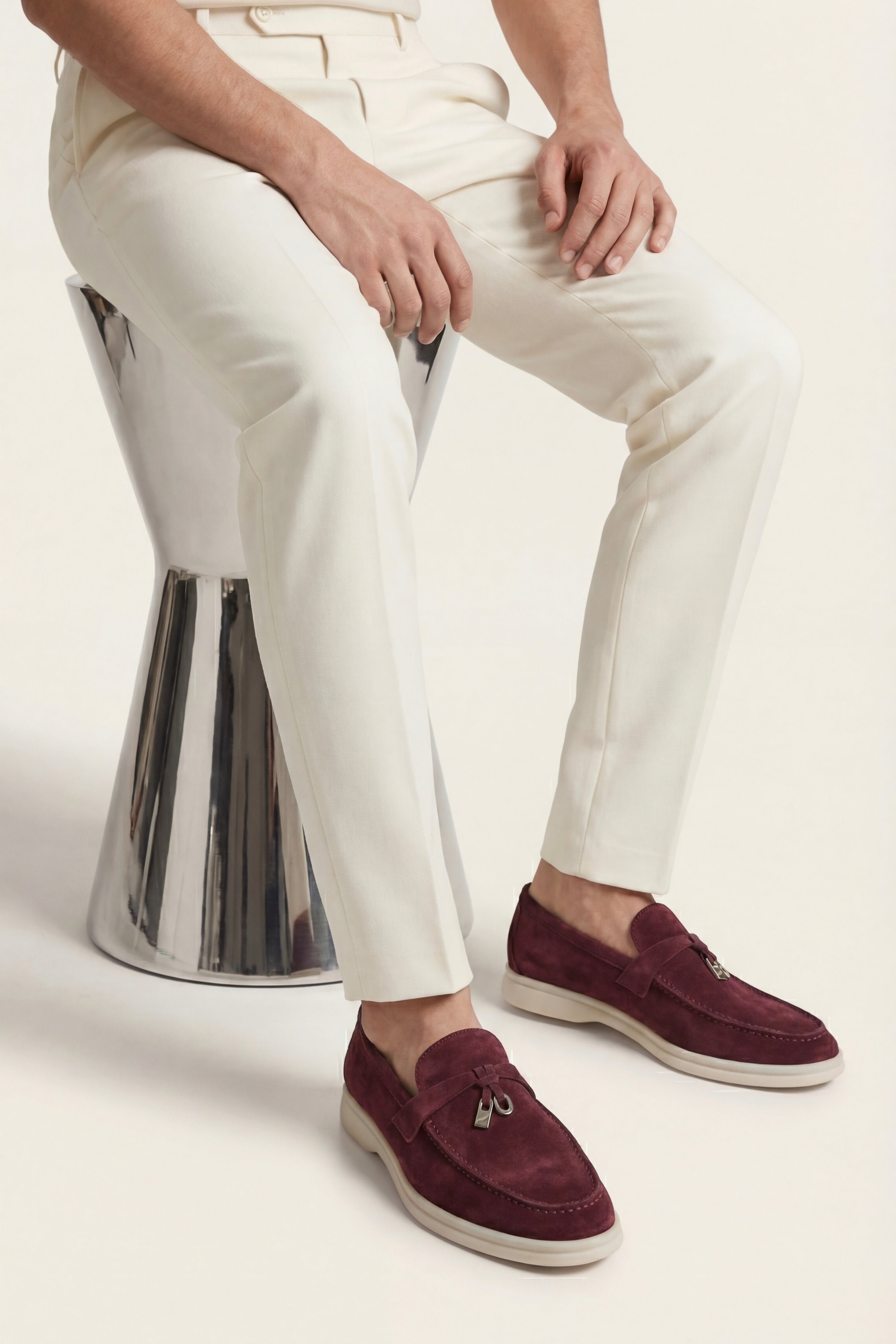 Velaro Buckle Loafer Burgundy Wine