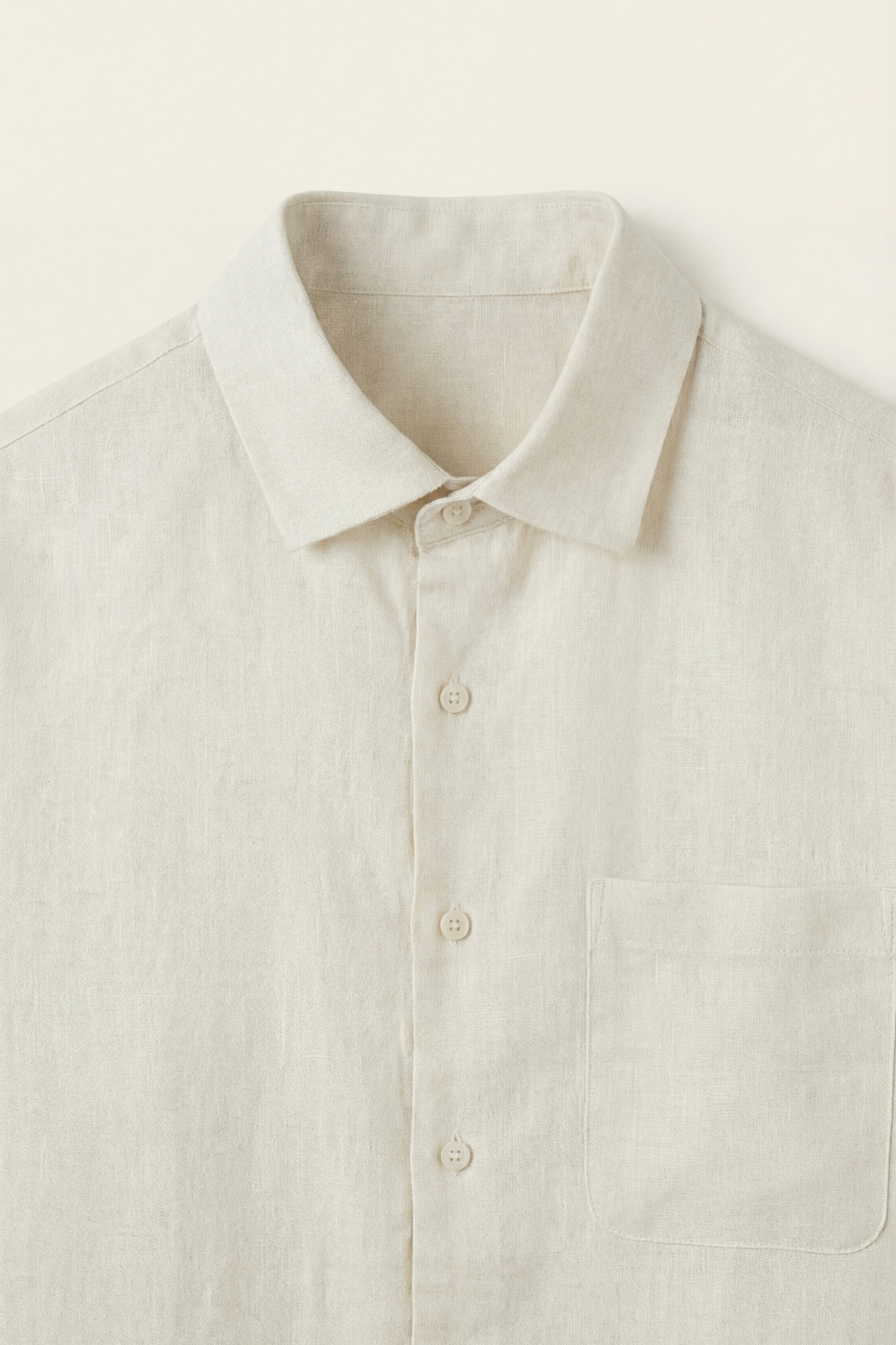 Positano Linen Shirt Cream