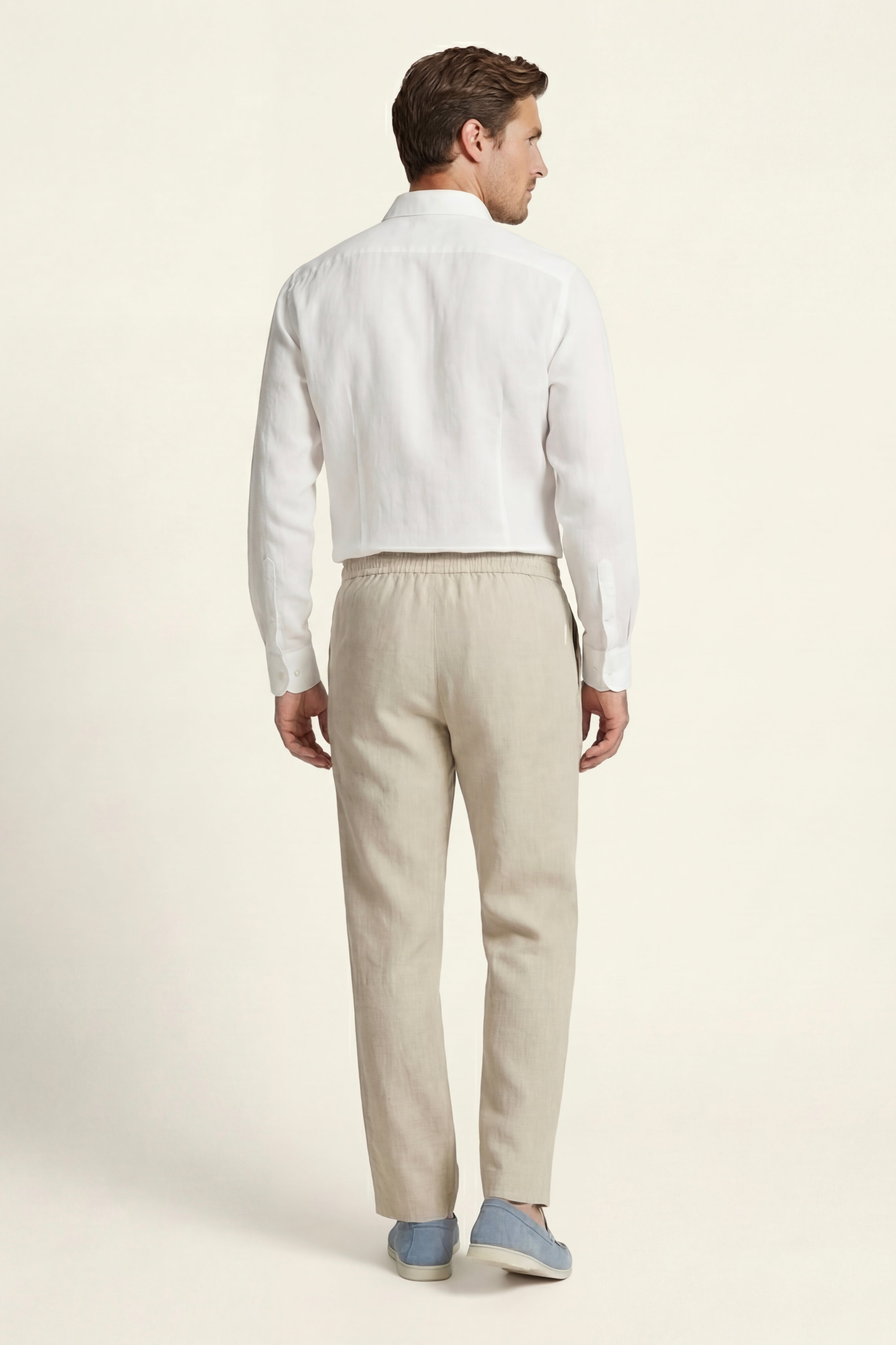 Catania Linen Pantalon Beige