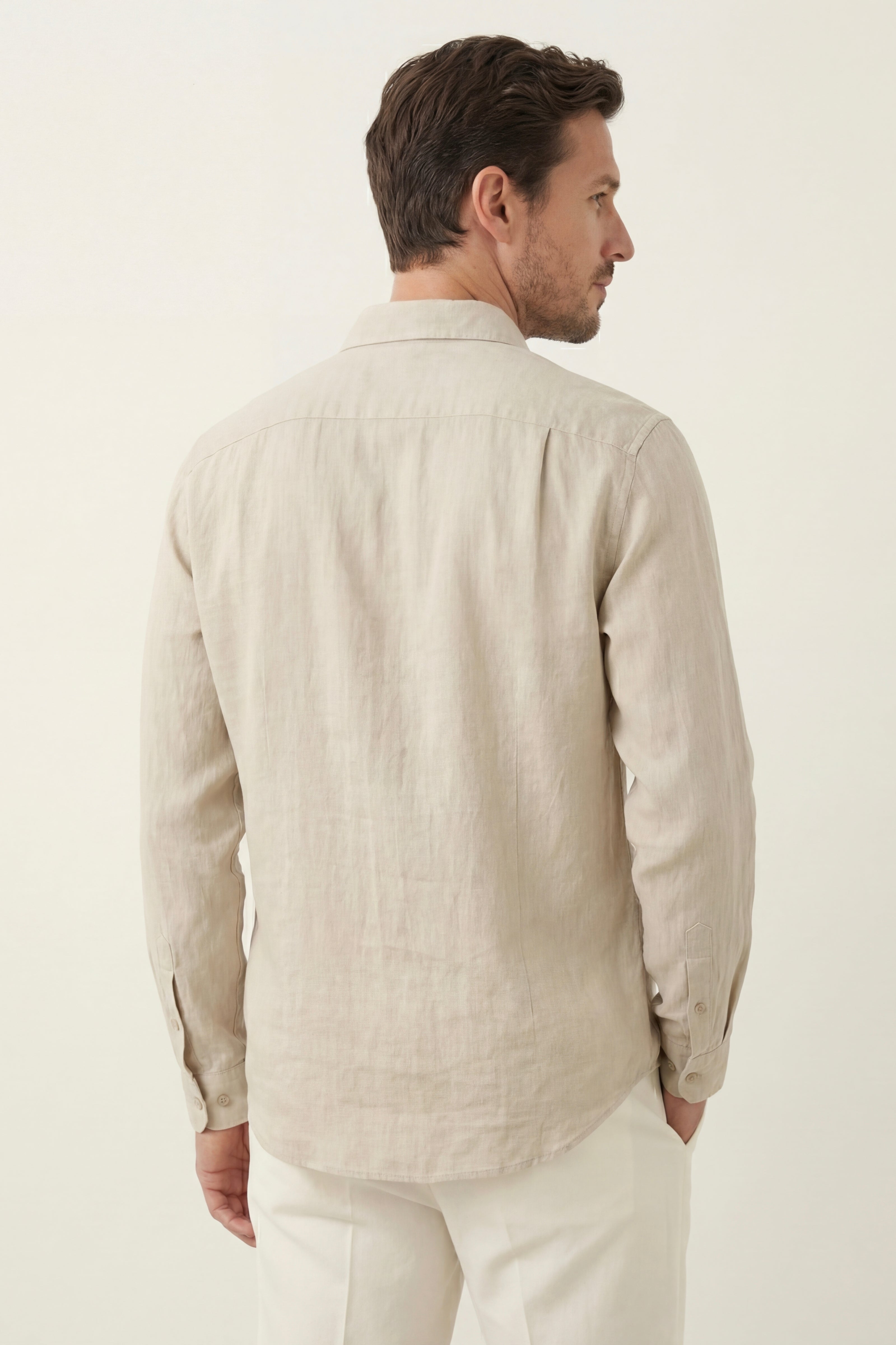 Torino Linen Shirt Beige