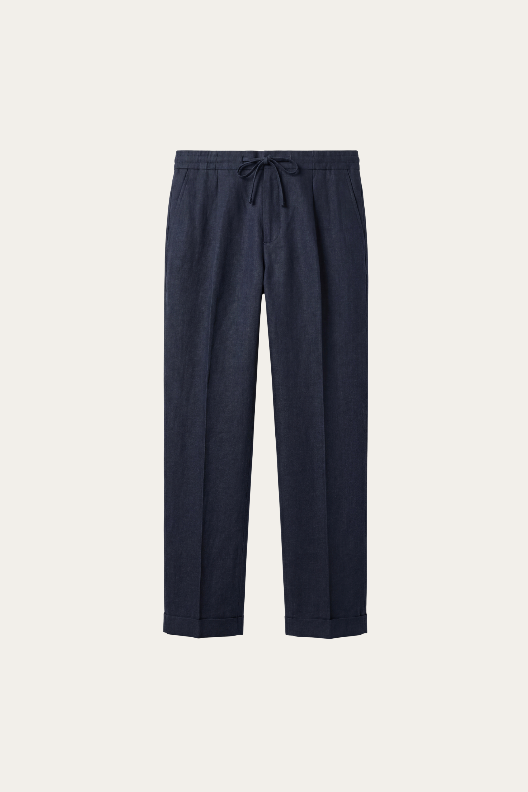 Valeno Drawstring Trousers Navy
