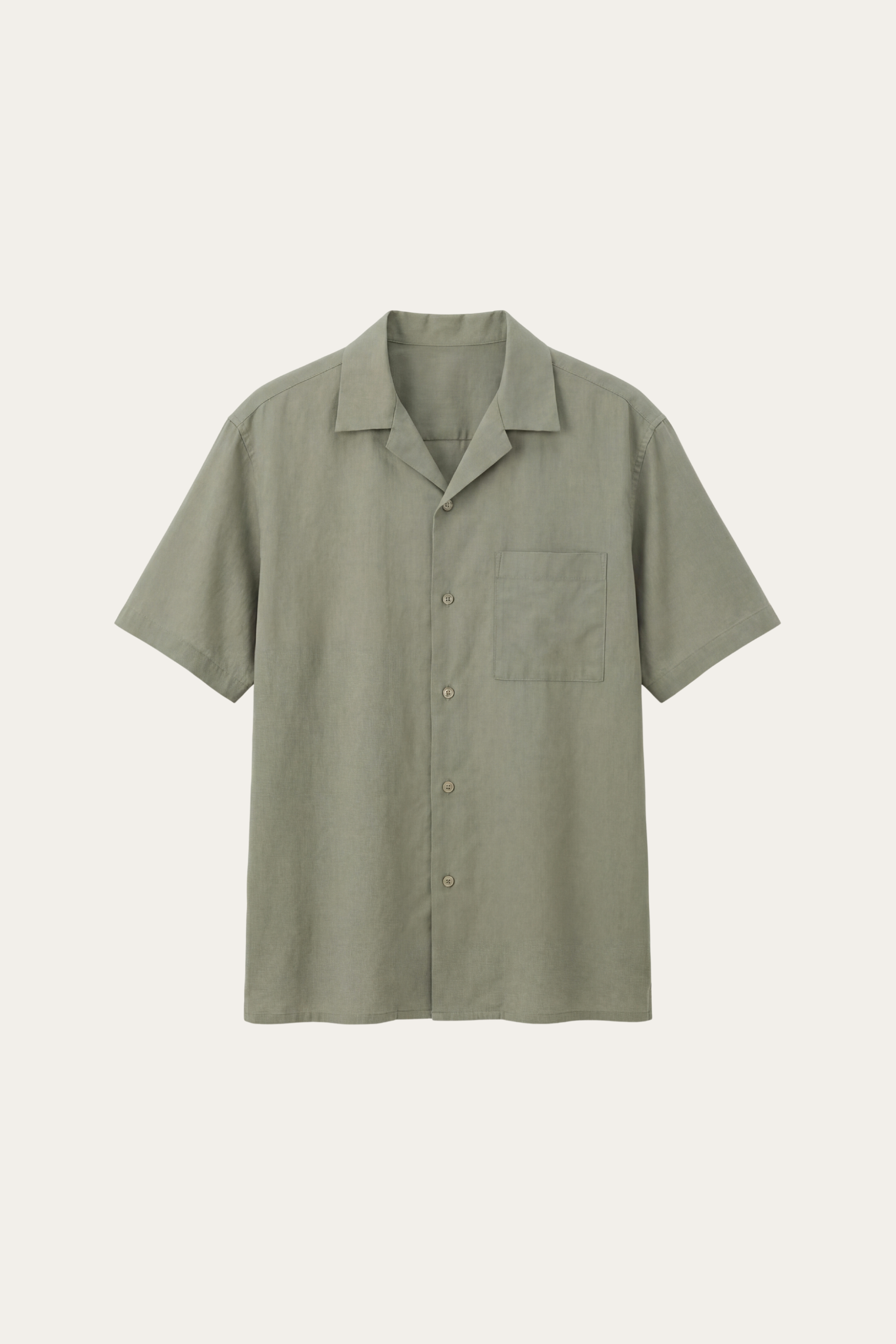 Ancona Linen Cotton Shirt Sage