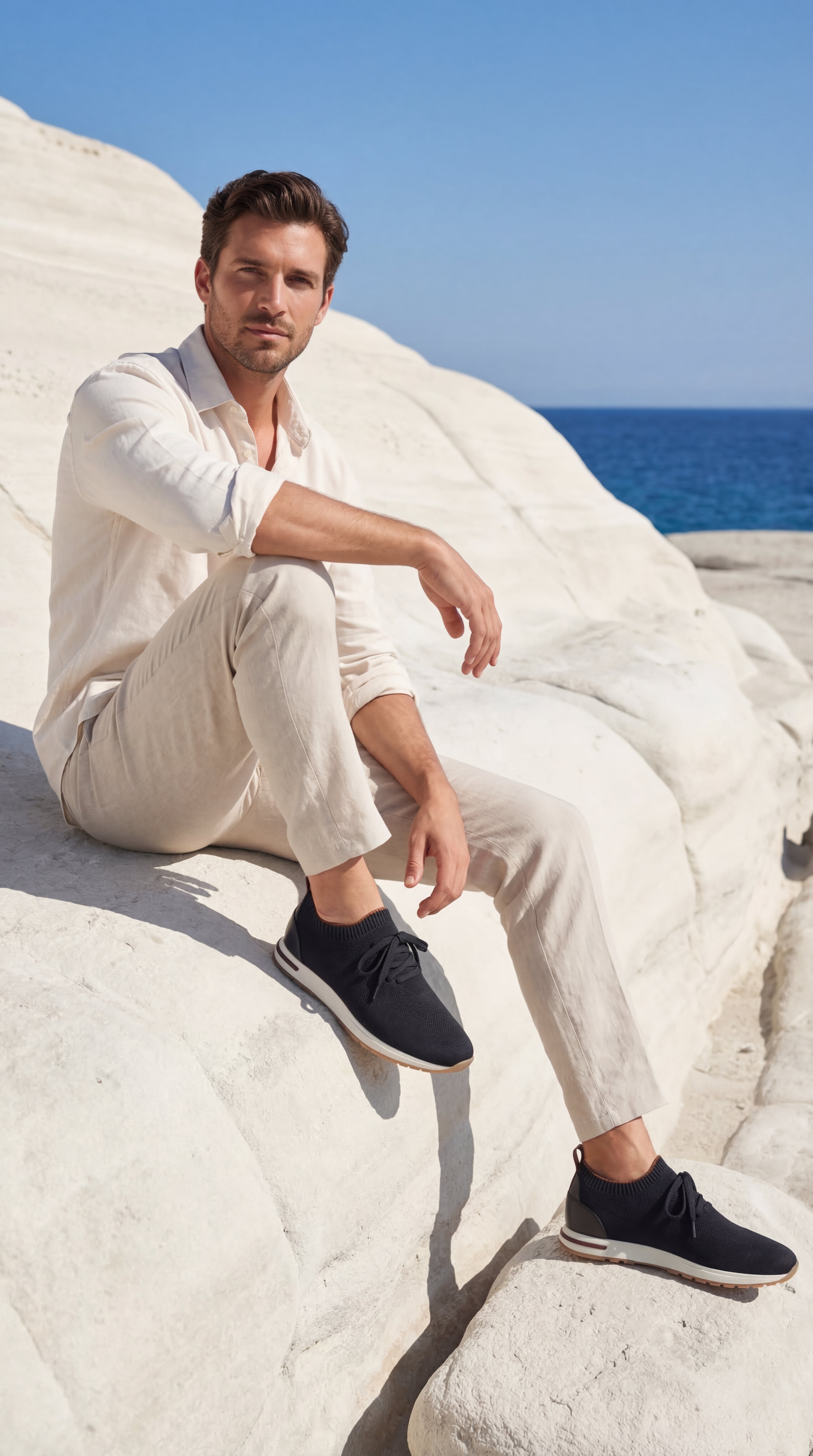 Solano Mesh Slip-On Black