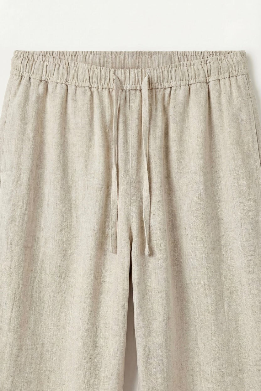 Catania Linen Pantalon Beige
