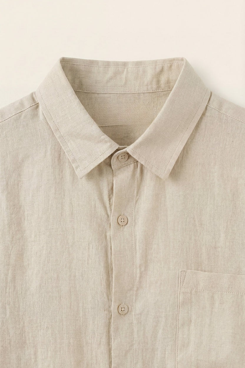 Torino Linen Shirt Beige