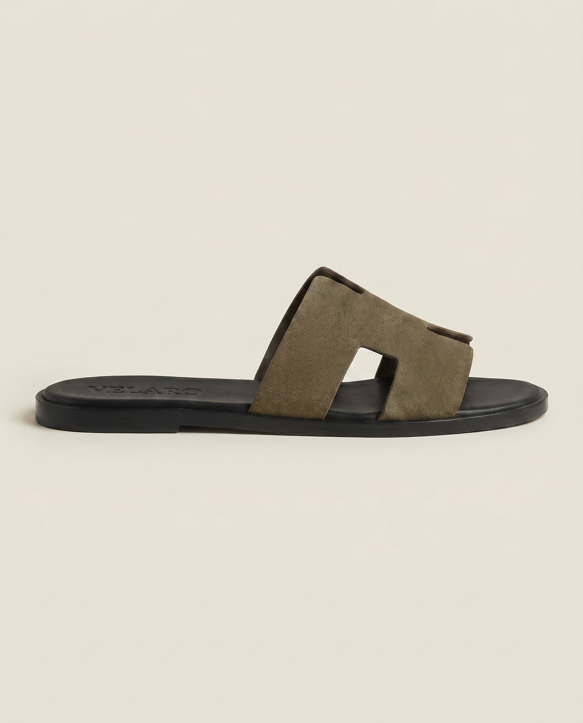 Matera Suede Sandal Olive