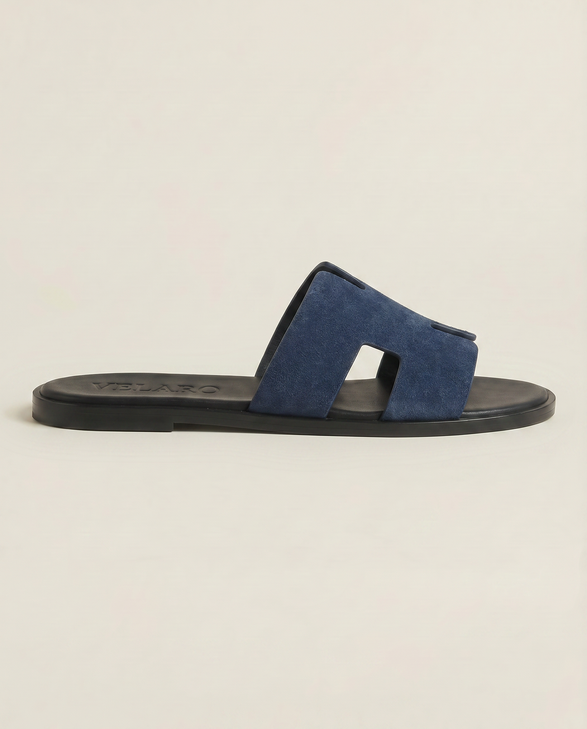 Matera Suede Sandal Navy