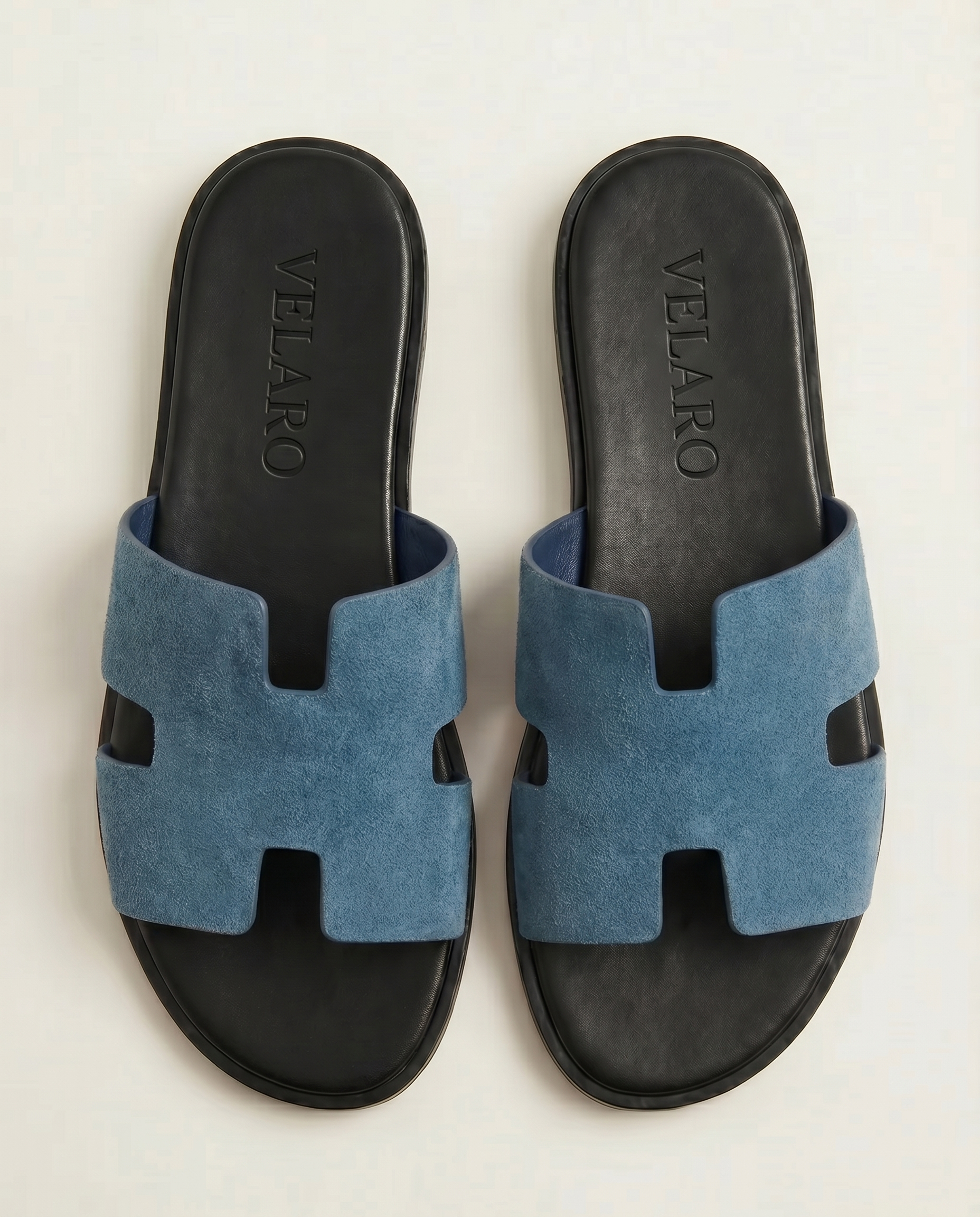 Matera Suede Sandal Blue