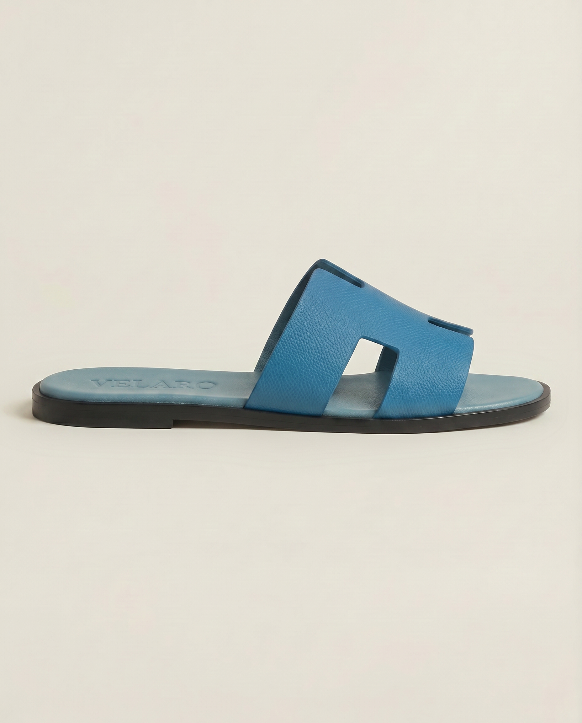 Arezzo Leather Sandal Ocean Blue