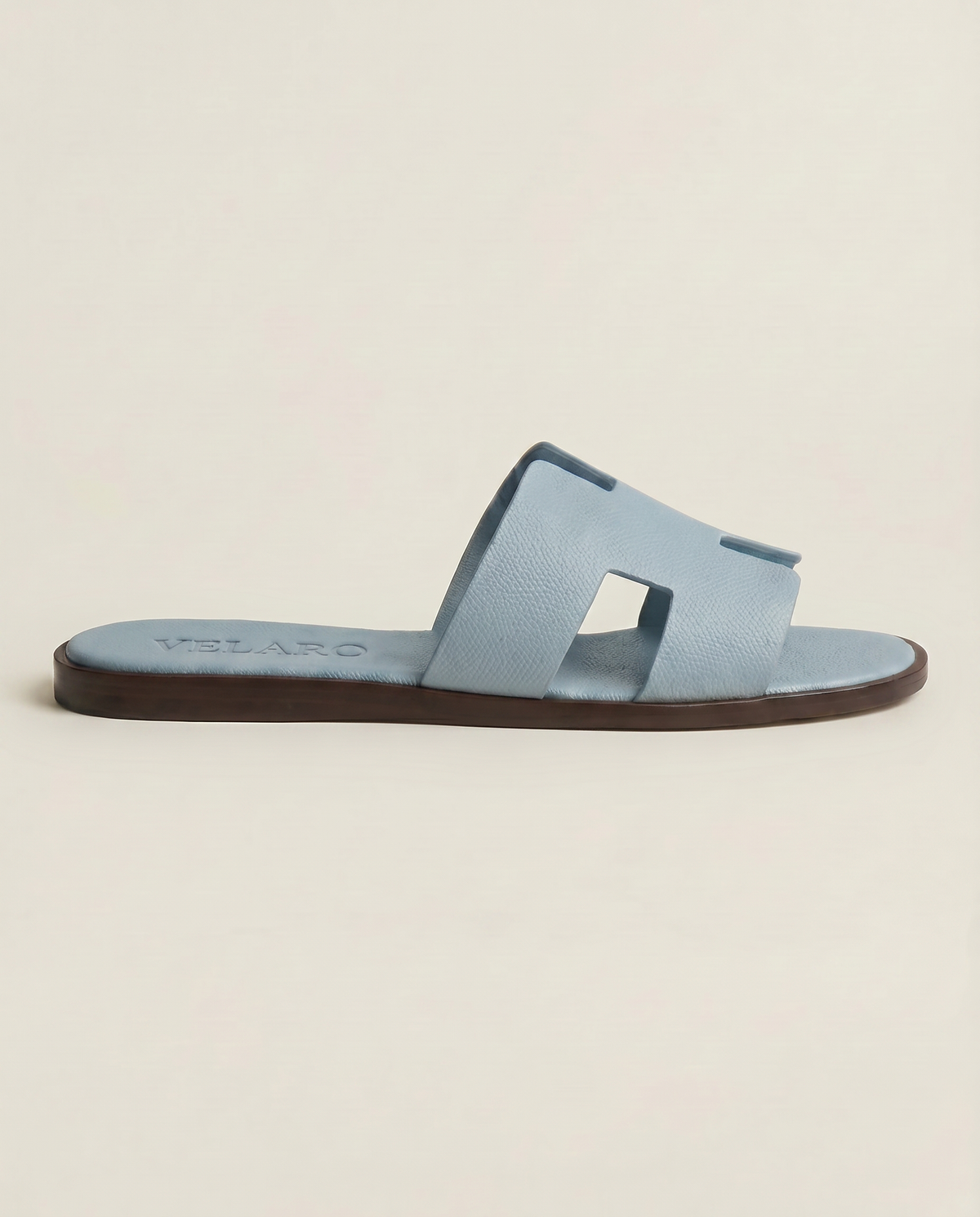Velaro Leather Sandal Light Blue