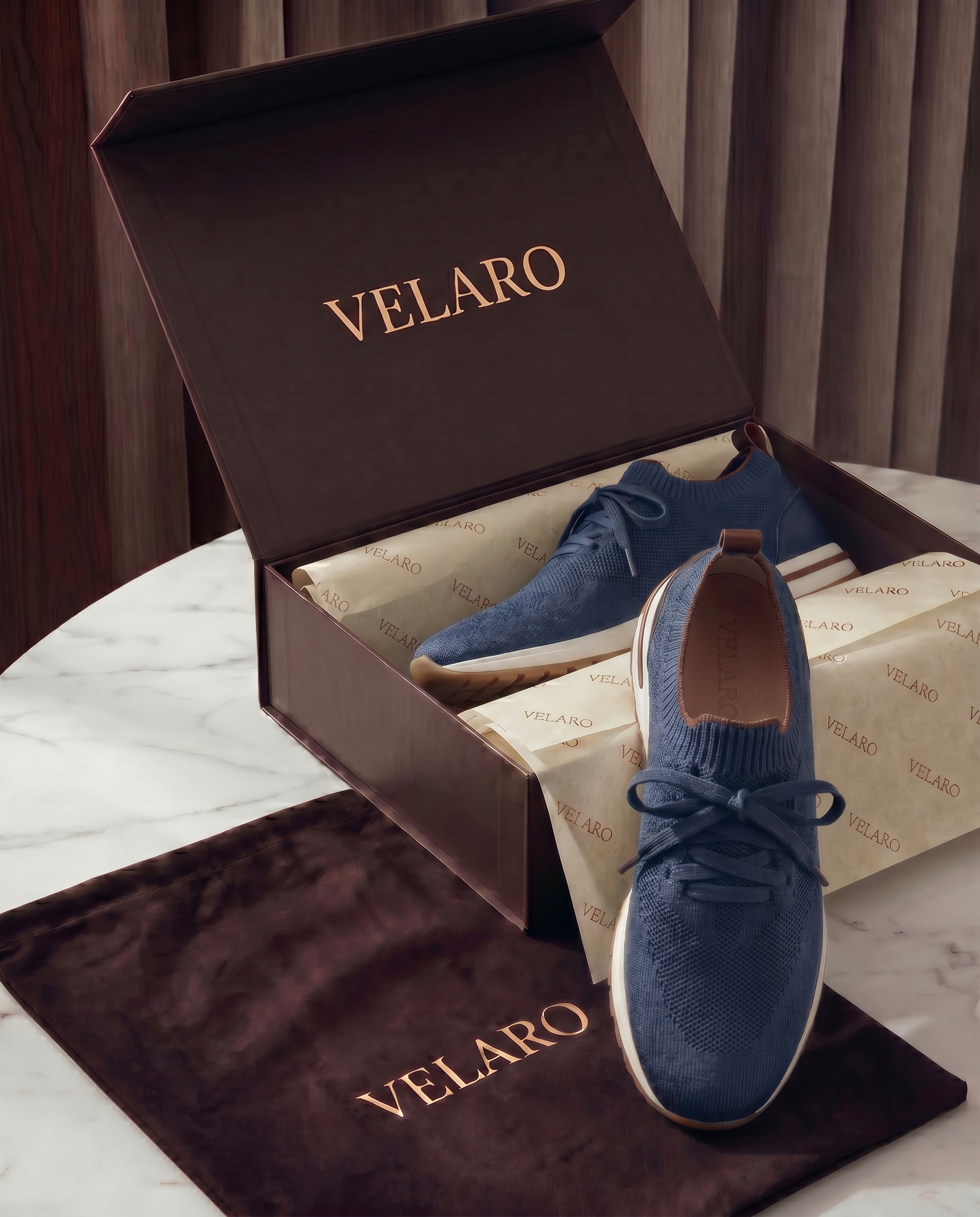 Solano Mesh Slip-On Navy