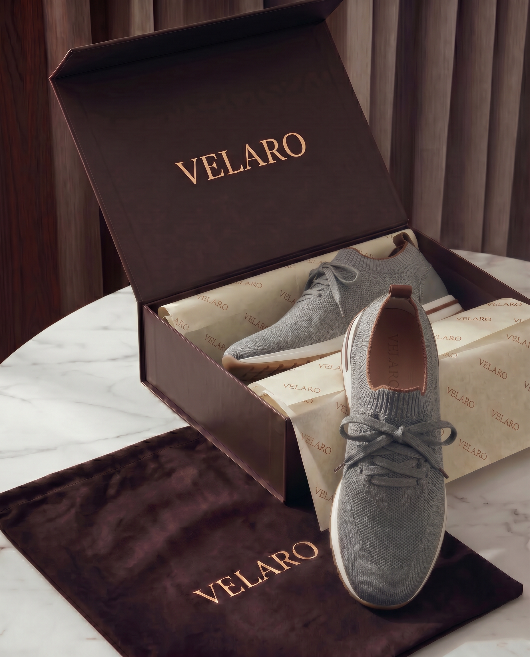 Solano Mesh Slip-On Light Grey