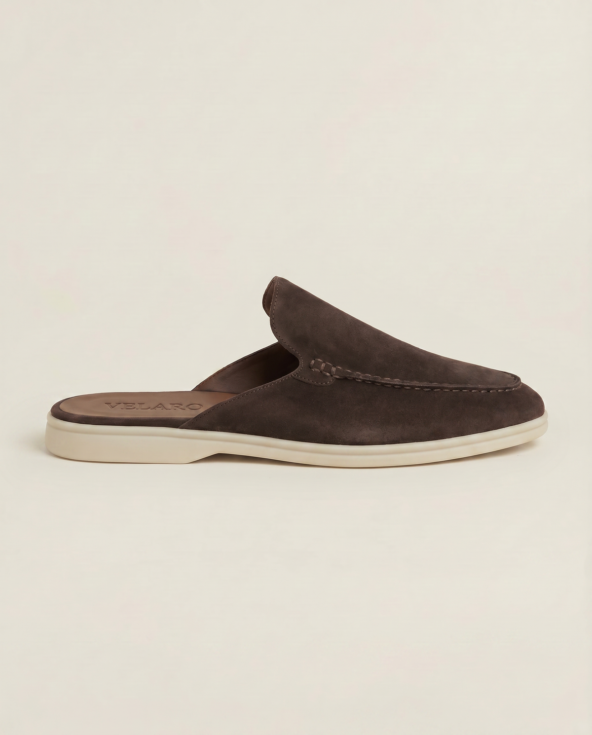 Yacht Suede Mule Brown