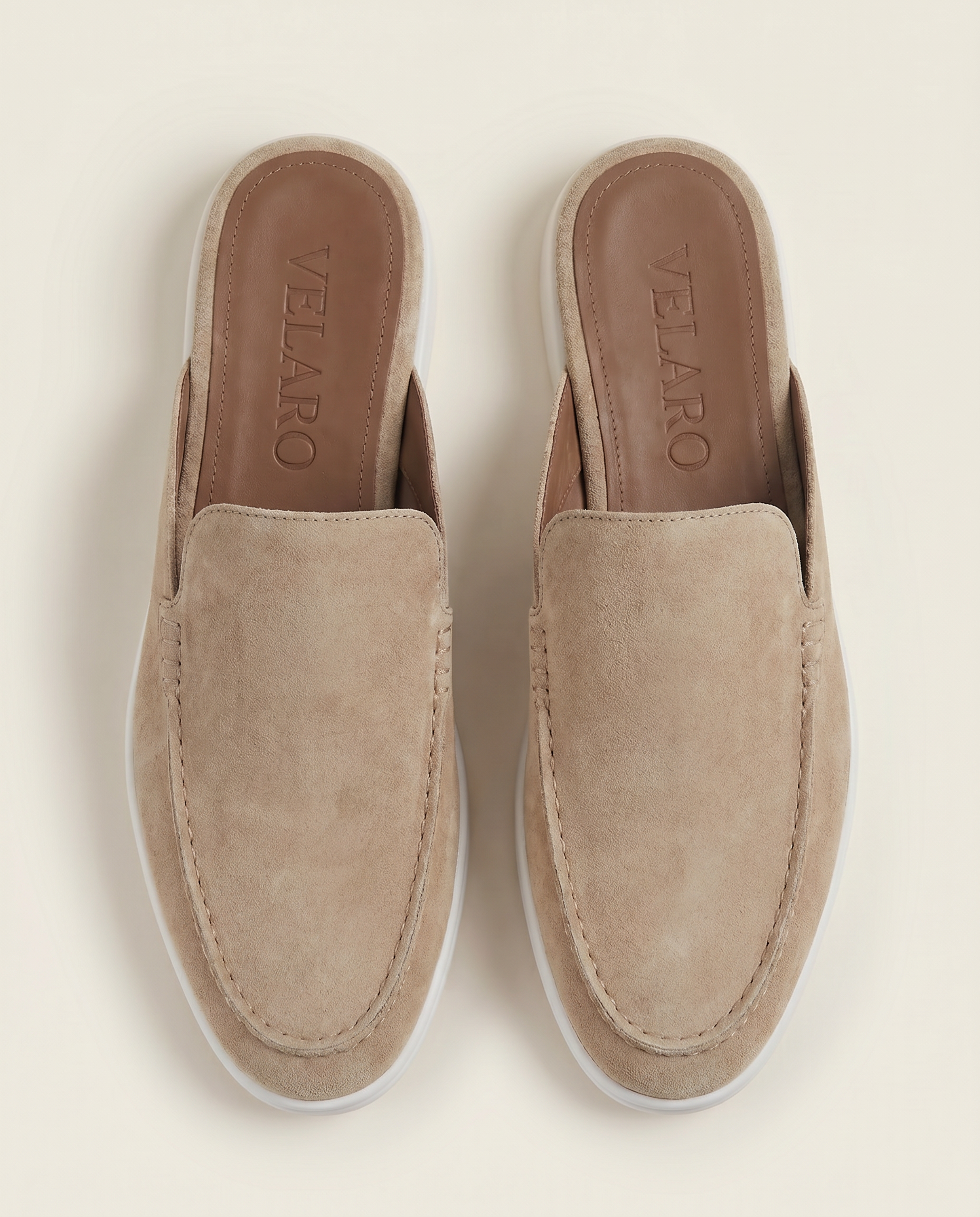 Yacht Suede Mule Beige