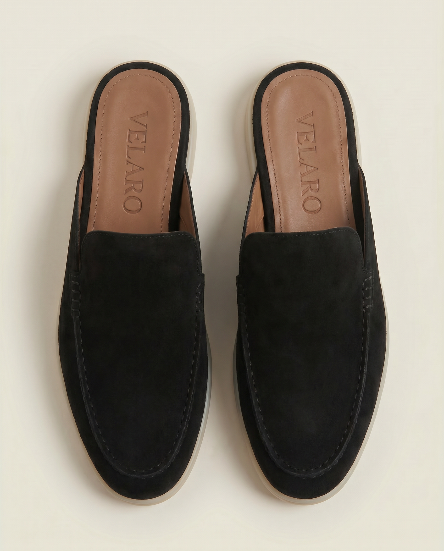 Yacht Suede Mule Black