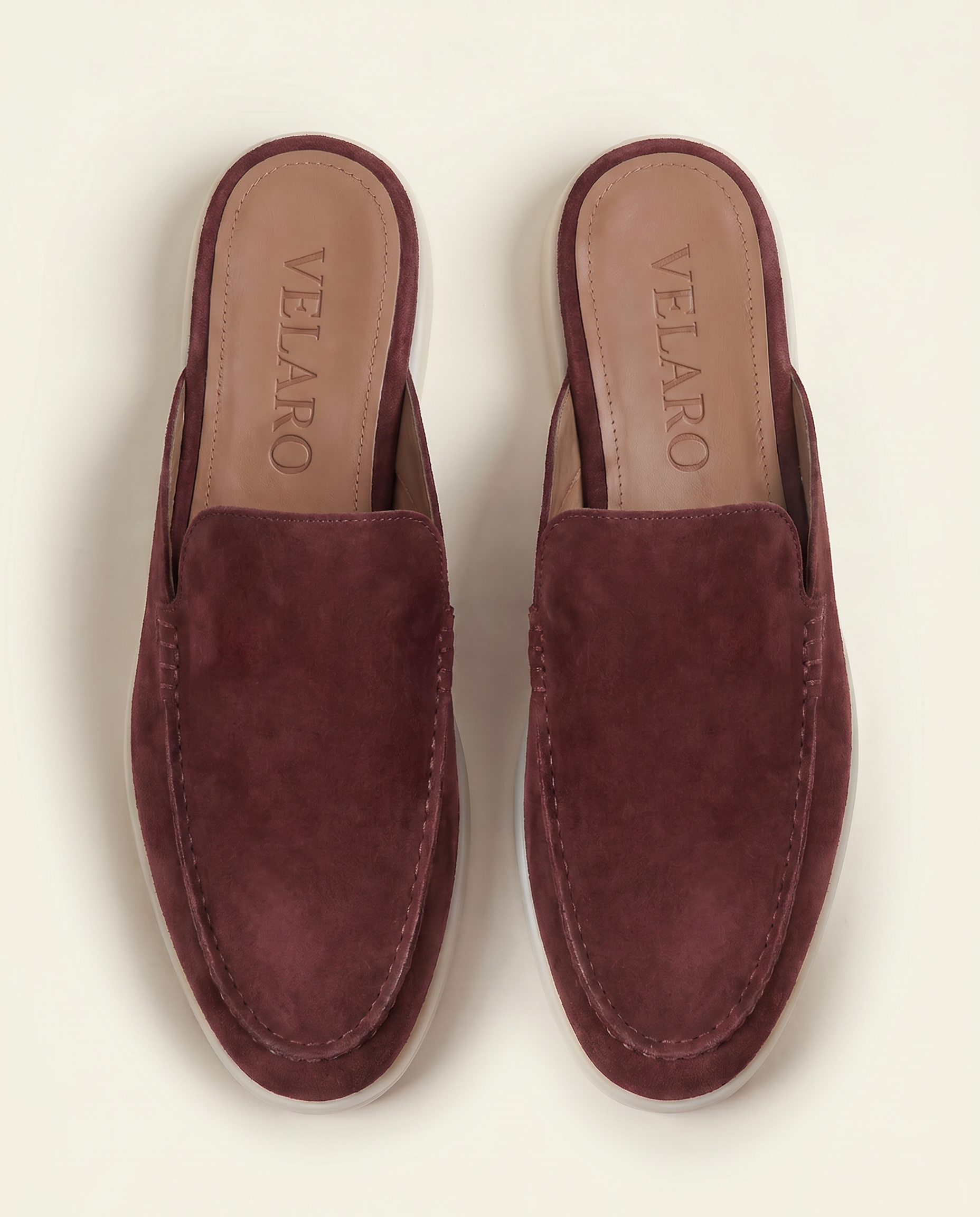 Yacht Suède Mule Burgundy