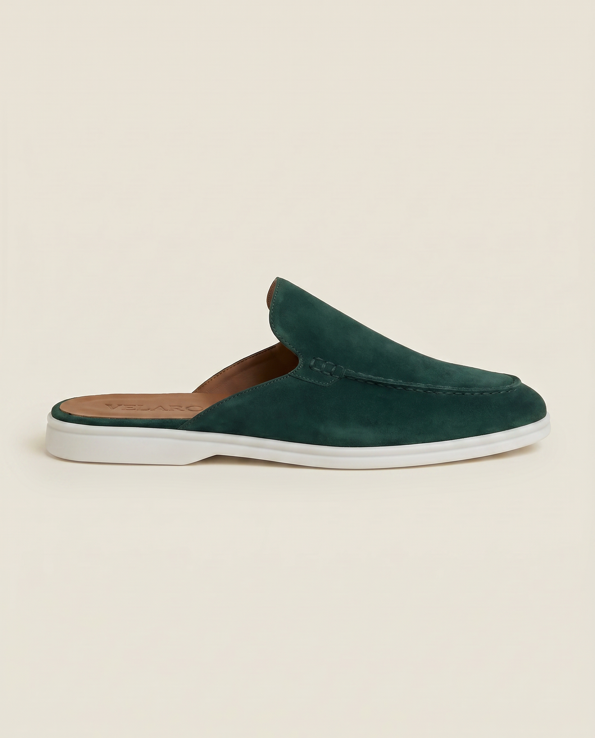Yacht Suède Mule Forest Green