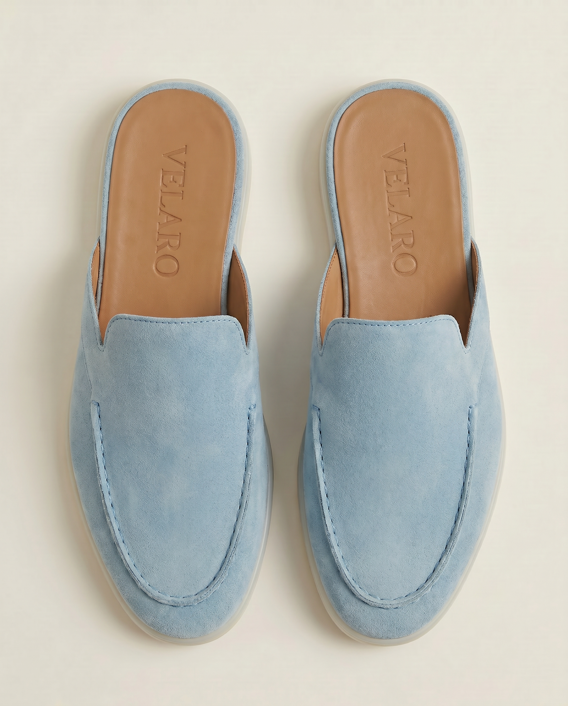 Yacht Suède Mule V2 Sky